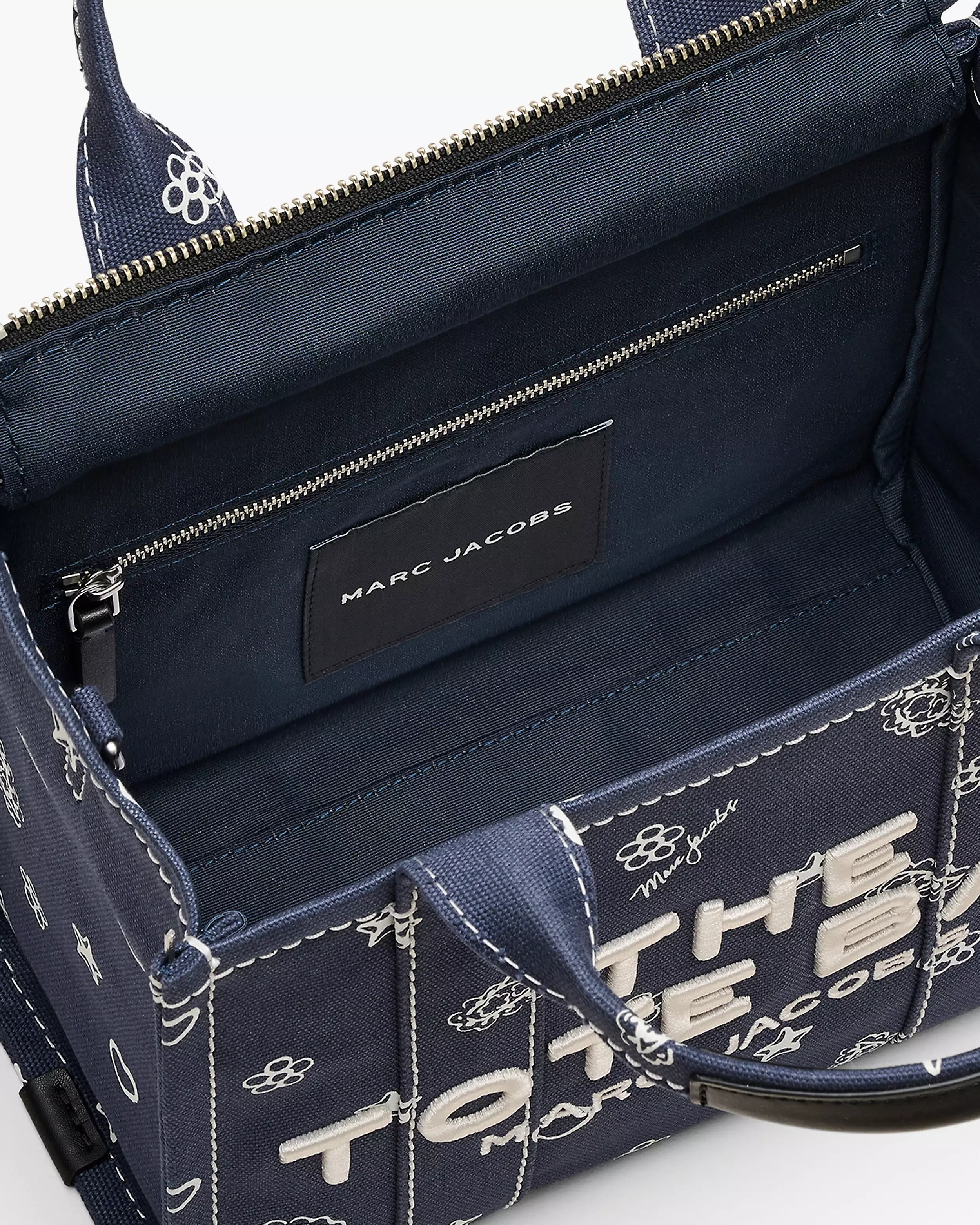 Marc Jacobs The Bandana Canvas Small Tote Handbag - Image 6