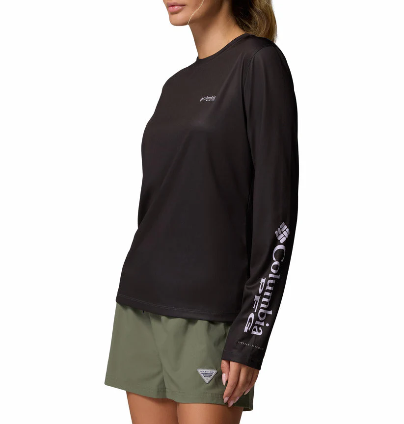 Columbia Womens Tidal Tee PFG Diamond Isle Long Sleeve T-Shirt - Image 3
