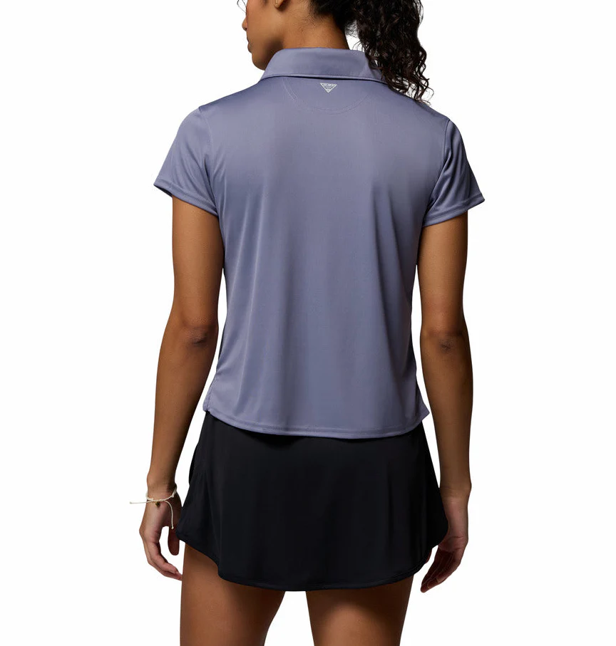 Columbia Womens PFG Tidal Tee Short Sleeve Polo Shirt - Image 2