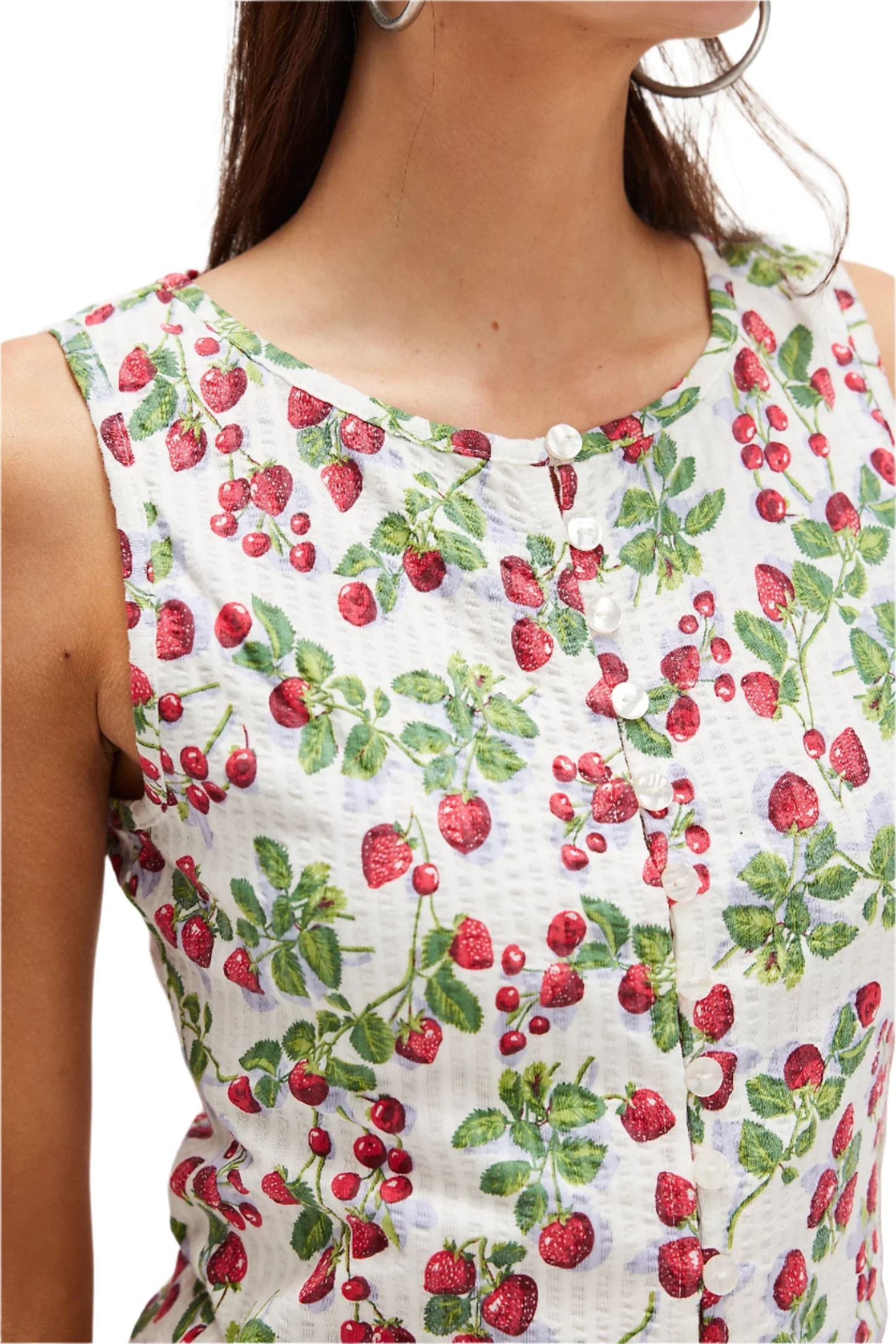 Free People Womens Tilly Printed Vest - Image 2