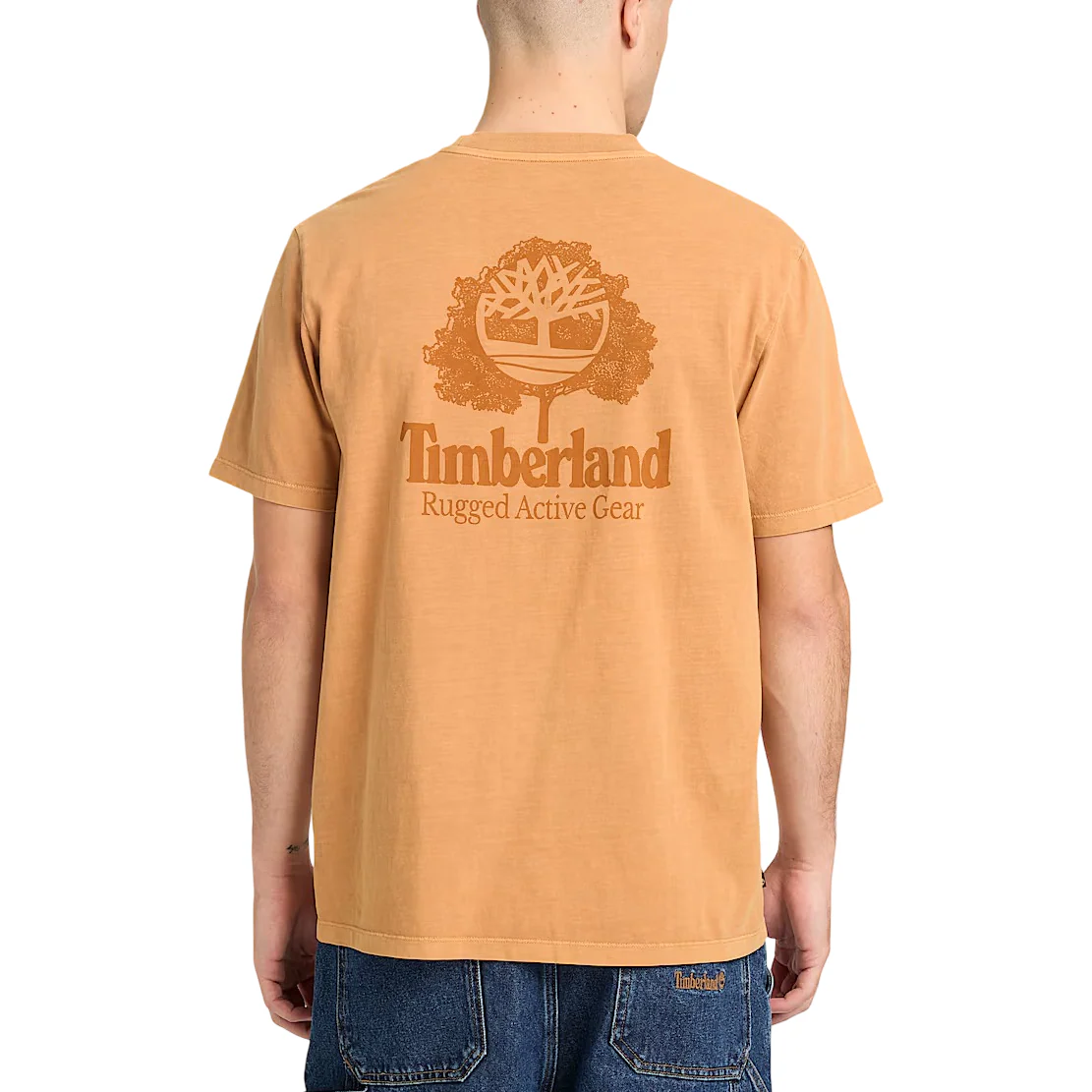 Timberland Mens Rugged Active Gear Graphic Short Sleeve T-Shirt - Image 3