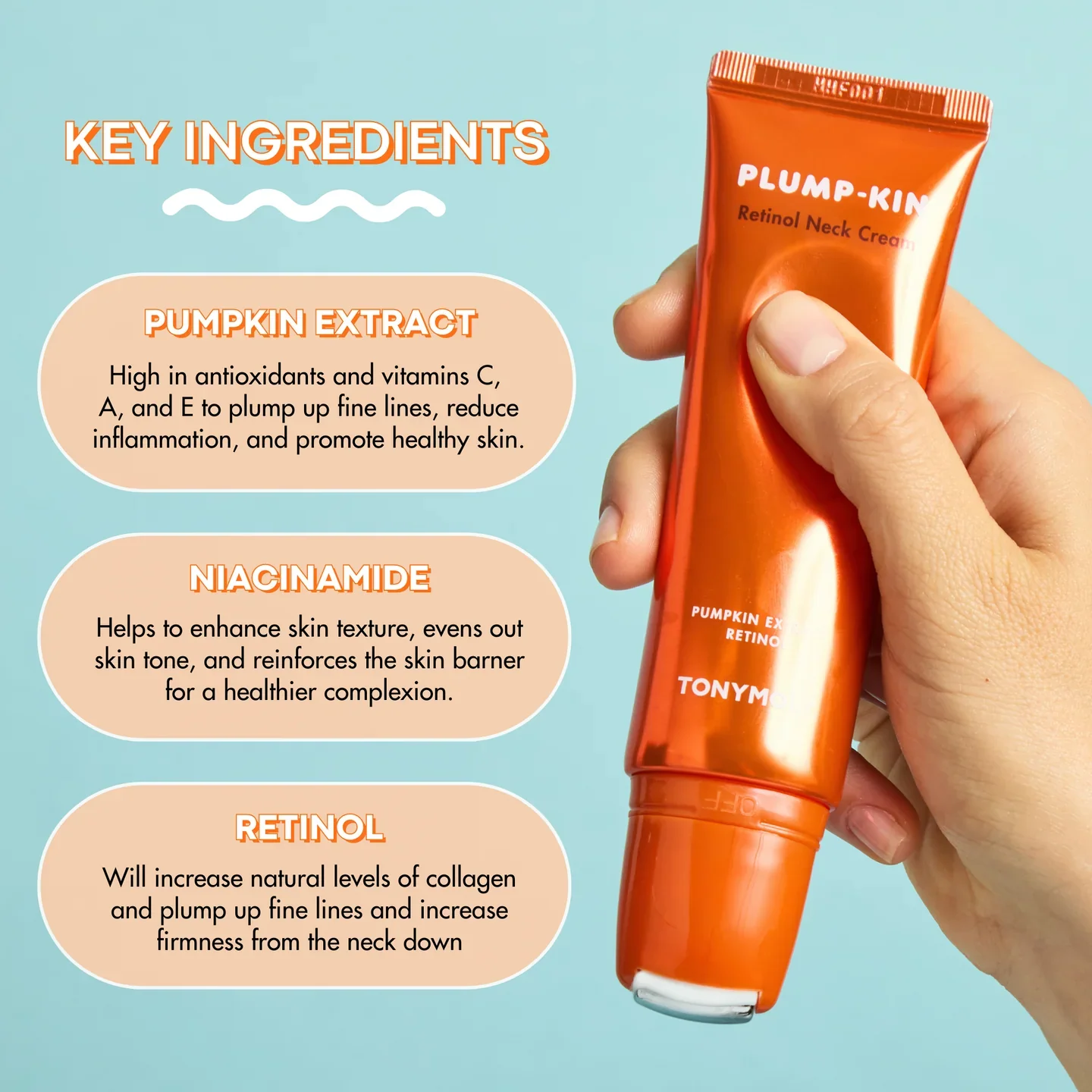 TONYMOLY Plump-kin Retinol Neck Cream - Image 6