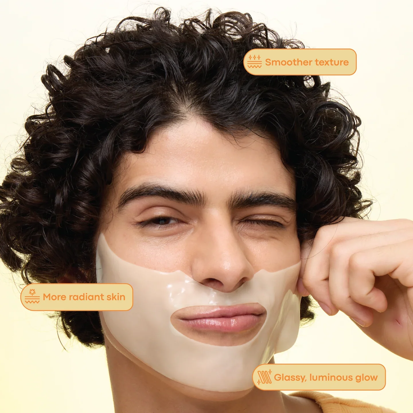 TONYMOLY Vitamin C & Rice Essence Glowy Melt Mask - Image 3