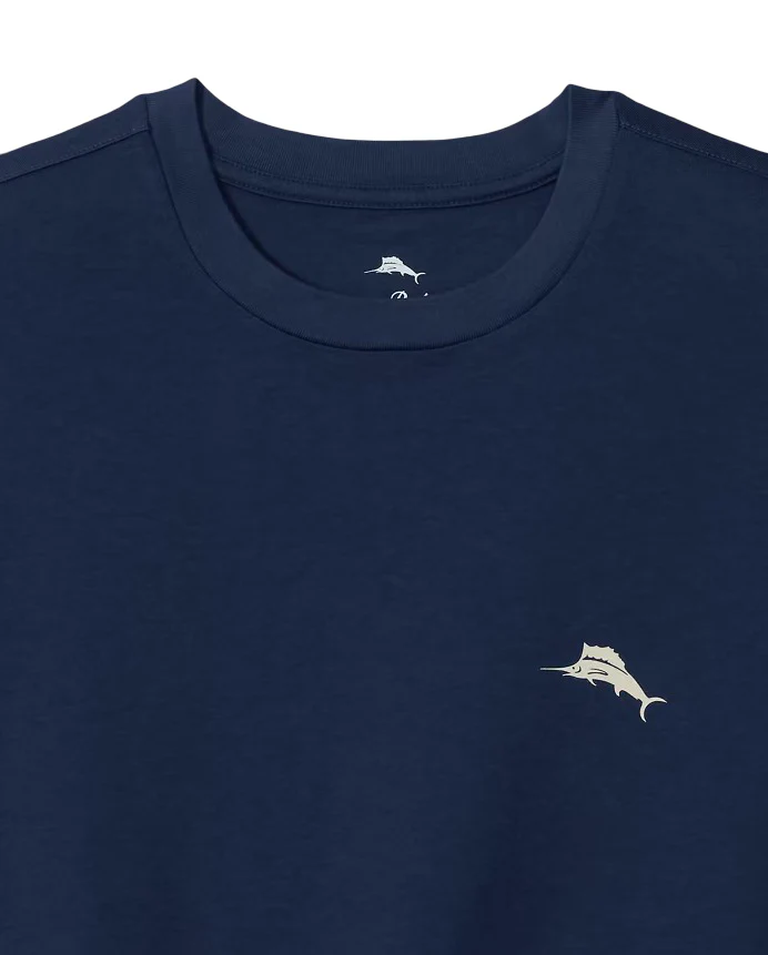 Tommy Bahama Mens Marlin Tropics Graphic Short Sleeve T-Shirt - Image 3