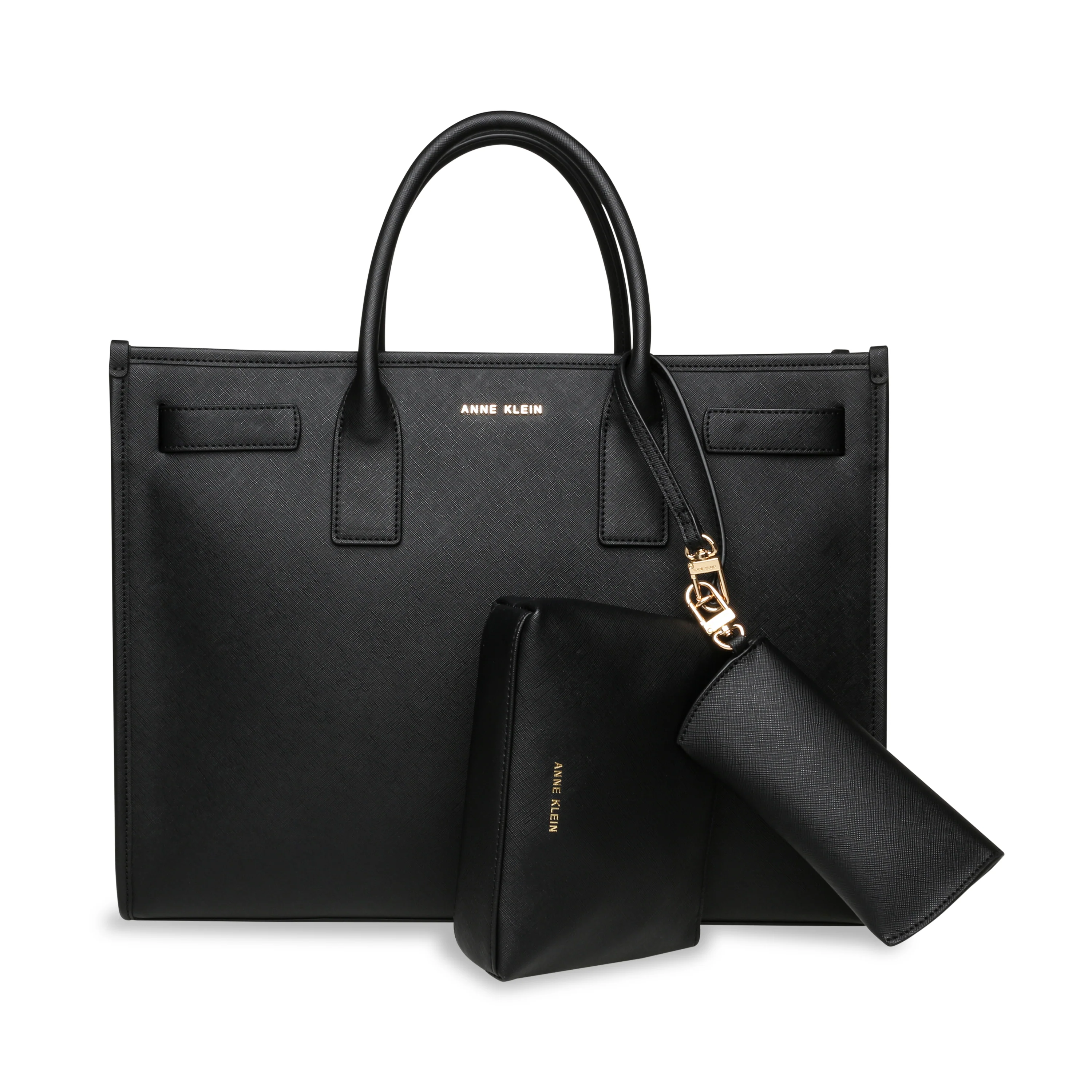 Anne Klein 3 Piece Work Tote Handbag