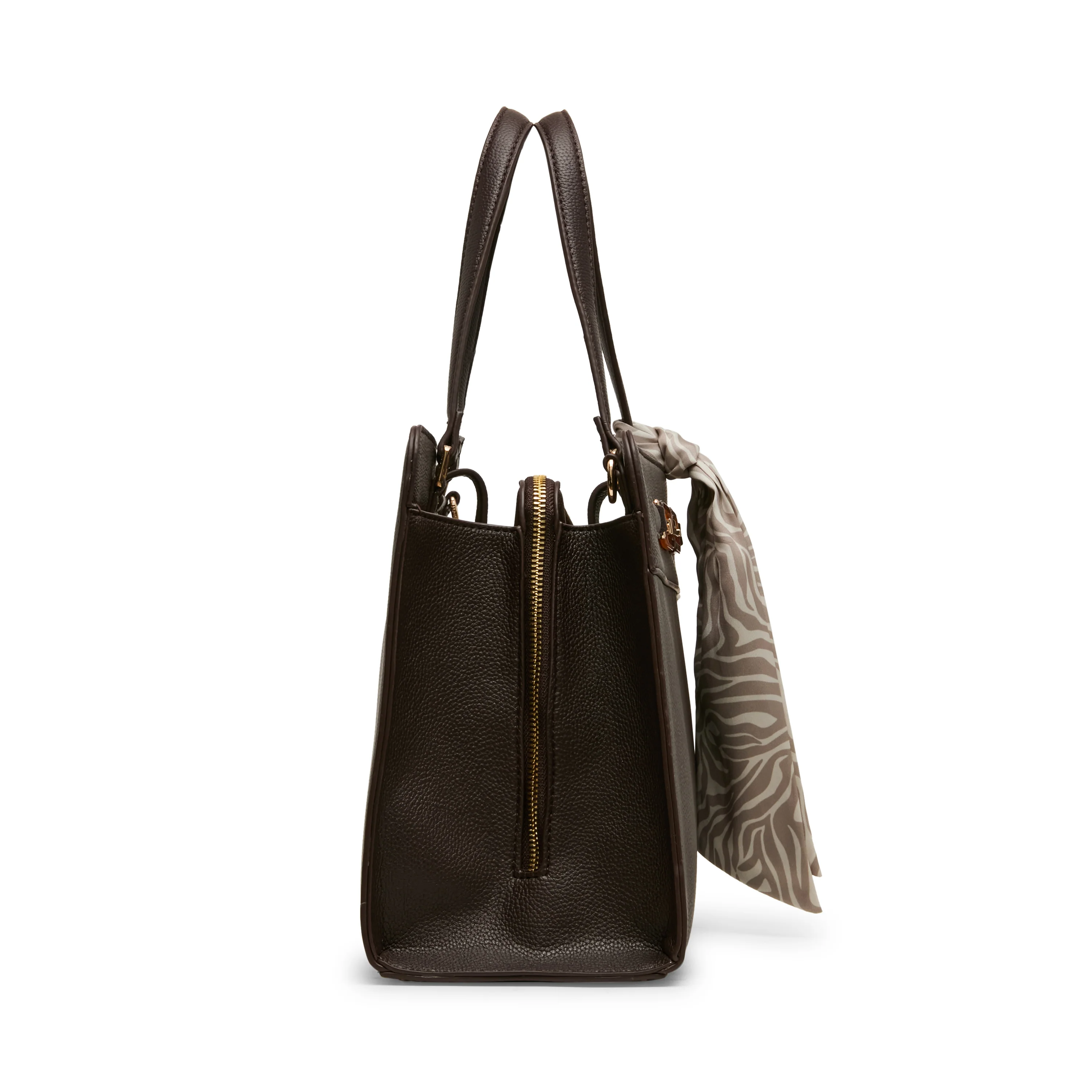 Anne Klein Triple Compartment Tote Handbag with Scarf - Image 3