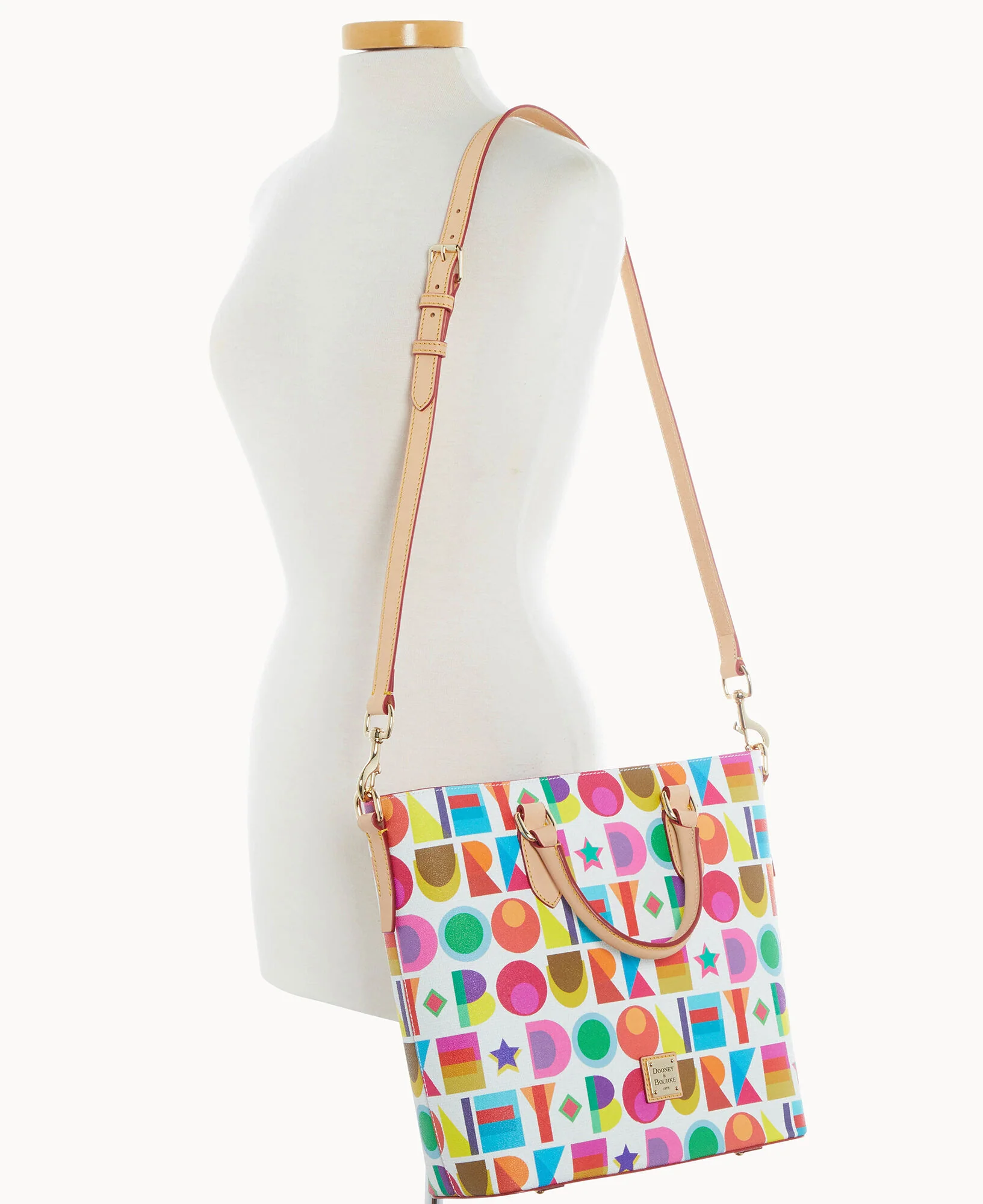 Dooney & Bourke Art Deco Editor's Tote Handbag - Image 5
