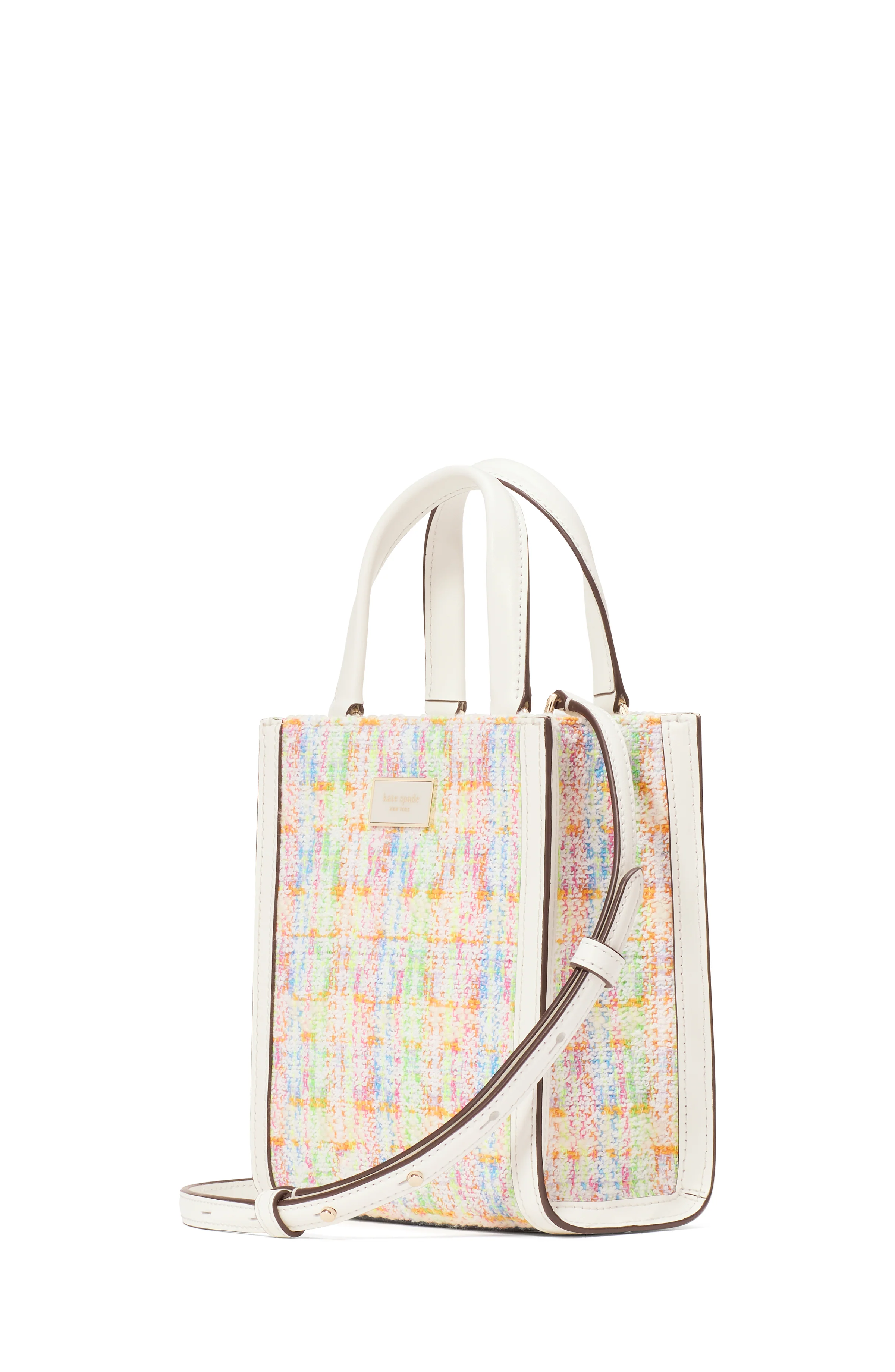 Kate Spade Manhattan Tweed Mini Tote Handbag - Image 2