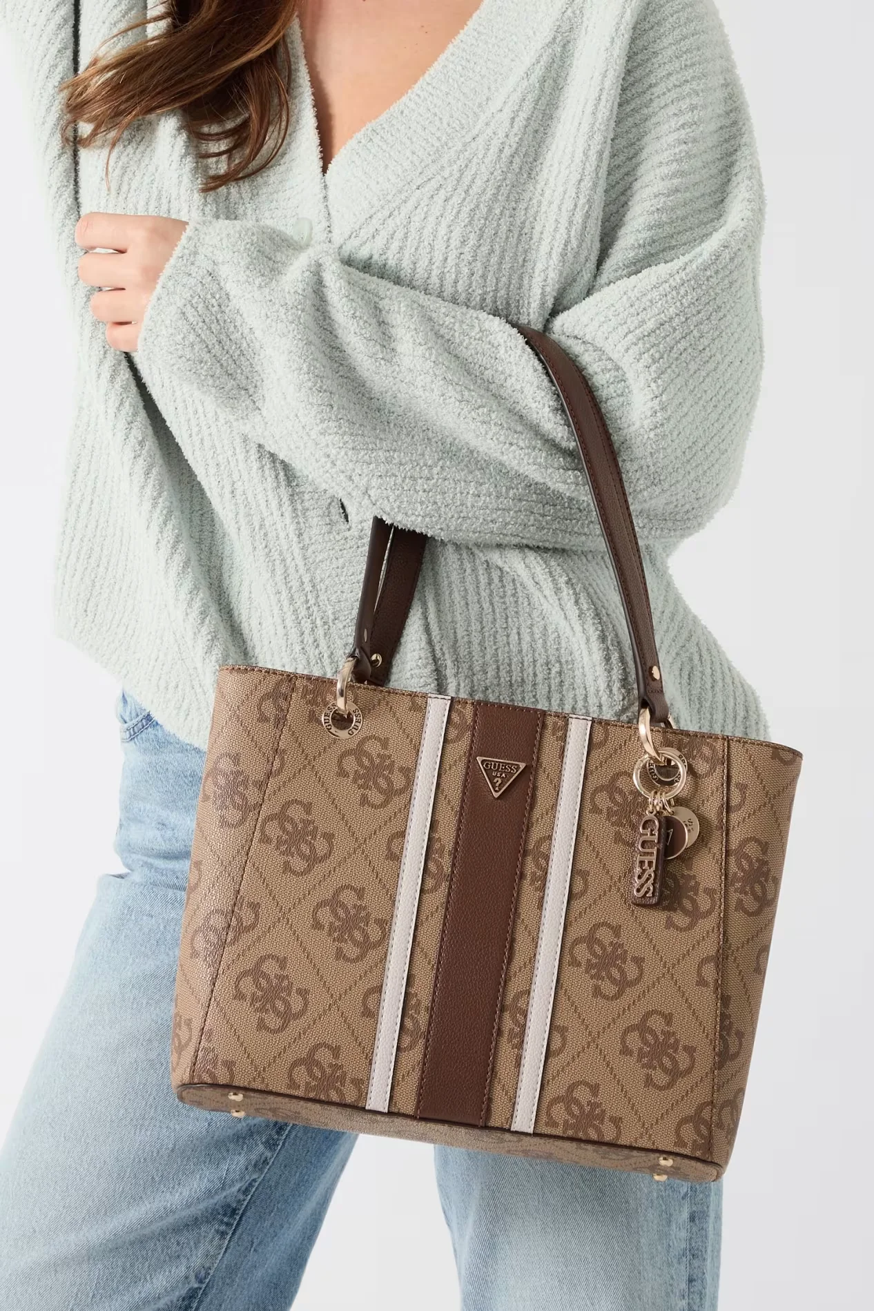 GUESS Noelle Shopper Tote Handbag - Image 5