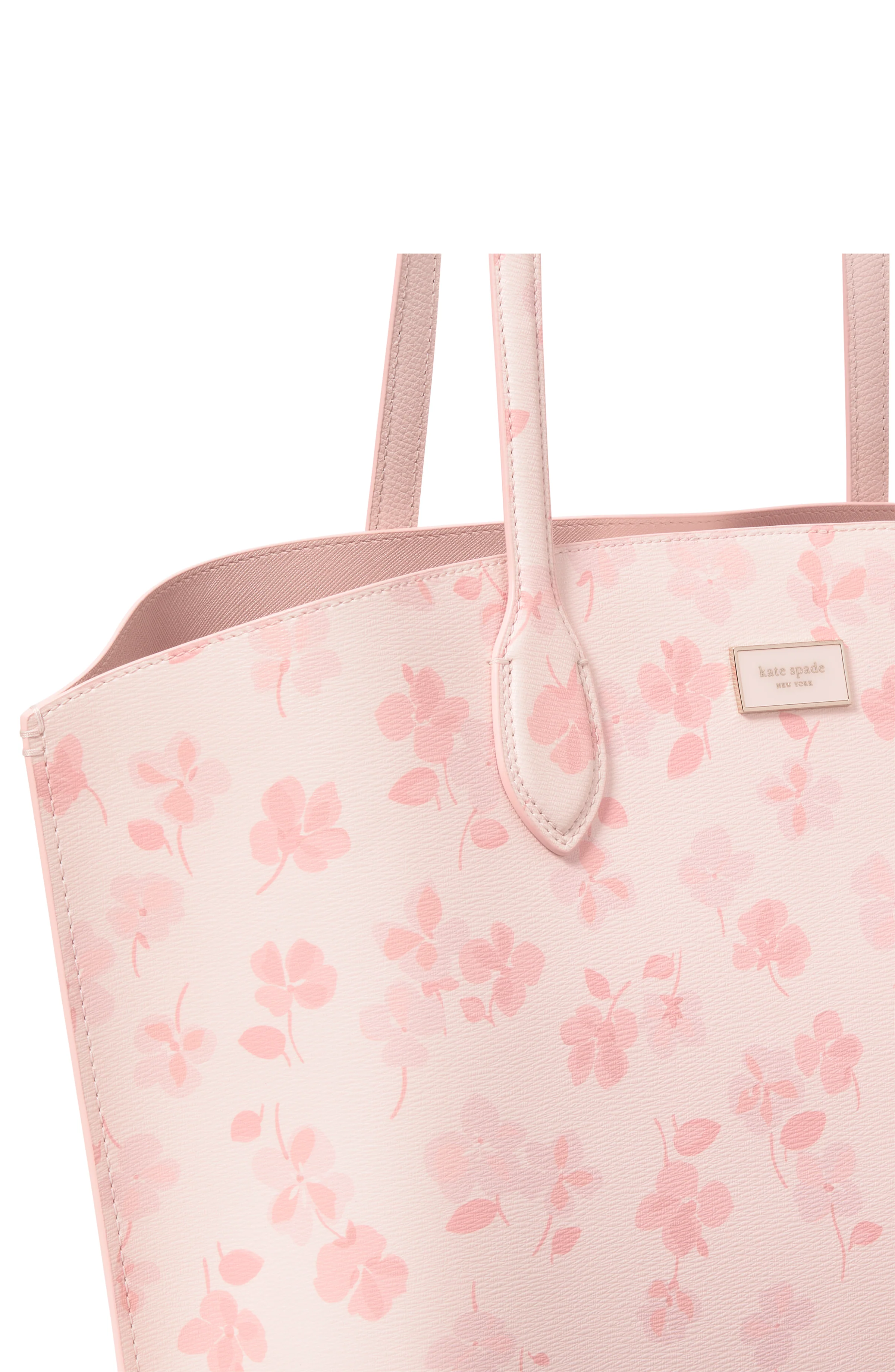 Kate Spade Suite Spring Pansies Tote Handbag - Image 5