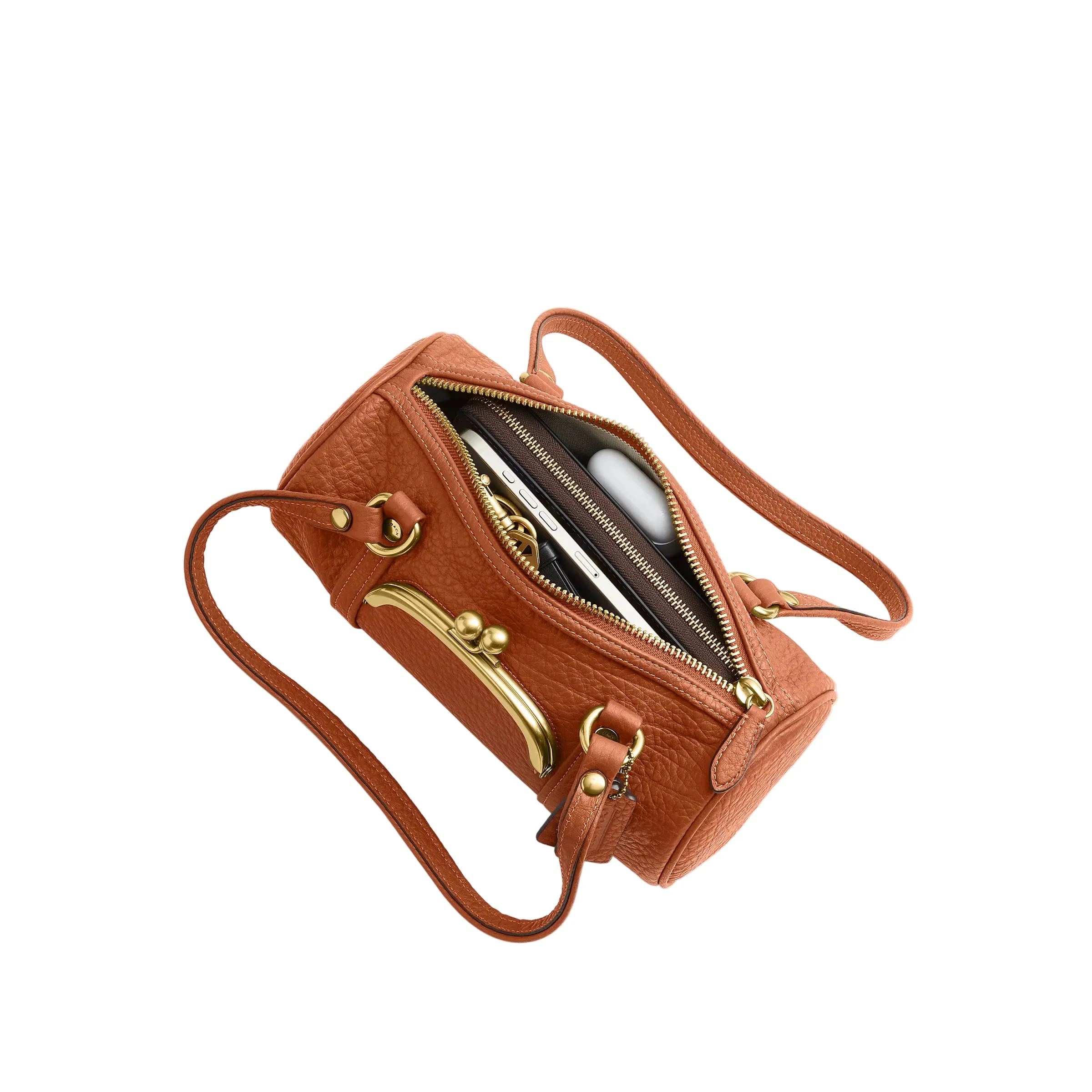 COACH Kisslock Barrel 28 Shoulder Handbag - Image 5