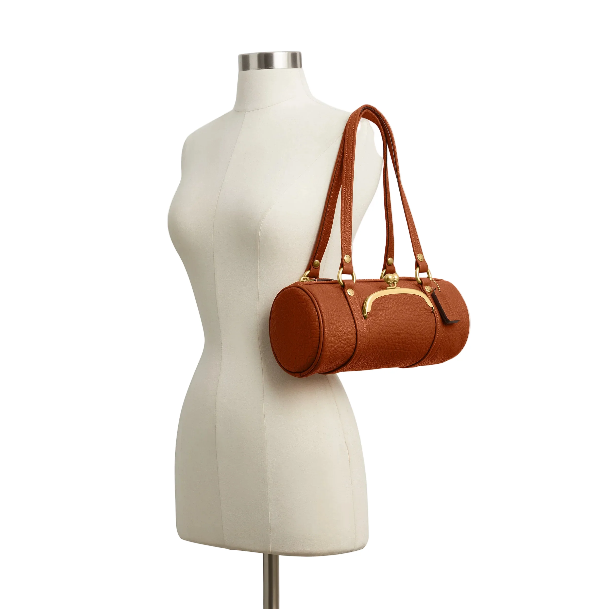 COACH Kisslock Barrel 28 Shoulder Handbag - Image 6
