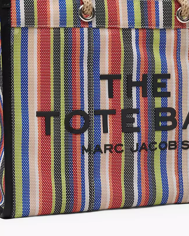 Marc Jacobs The Stripe Mesh Large Tote Handbag - Image 4