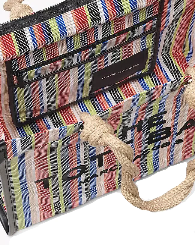 Marc Jacobs The Stripe Mesh Large Tote Handbag - Image 5