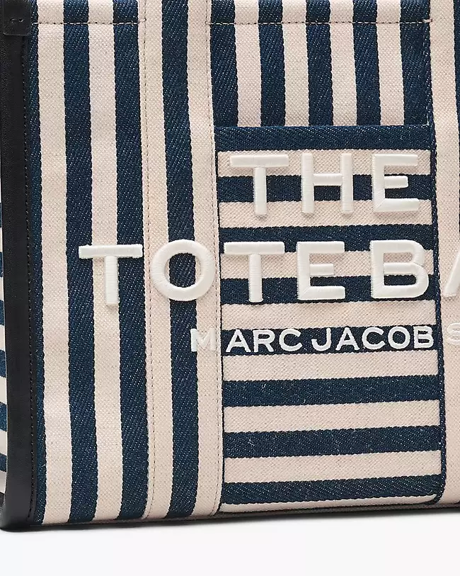 Marc Jacobs The Stripe Canvas Medium Tote Handbag - Image 4