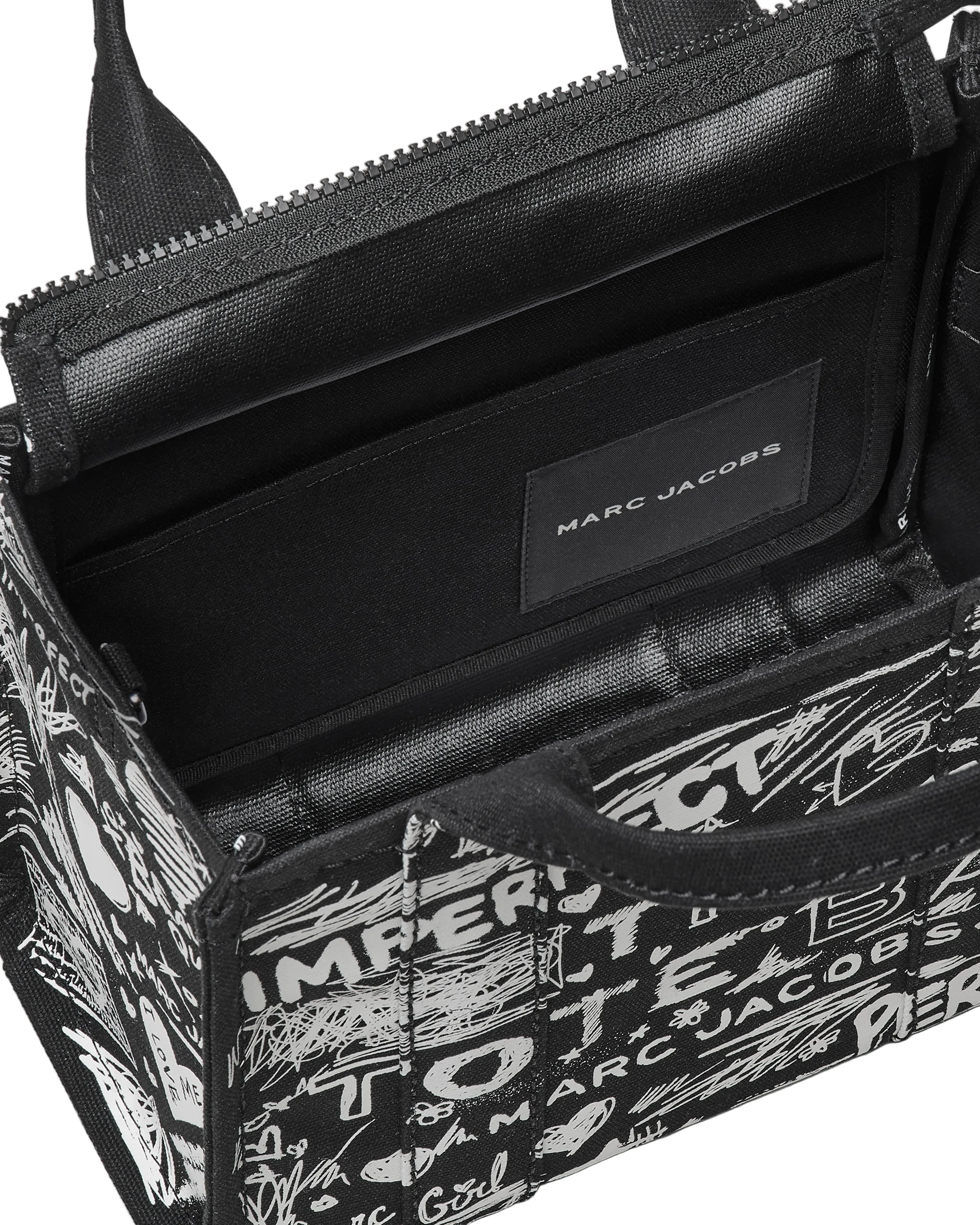 Marc Jacobs The Punk Scribble Canvas Small Tote Handbg - Image 4