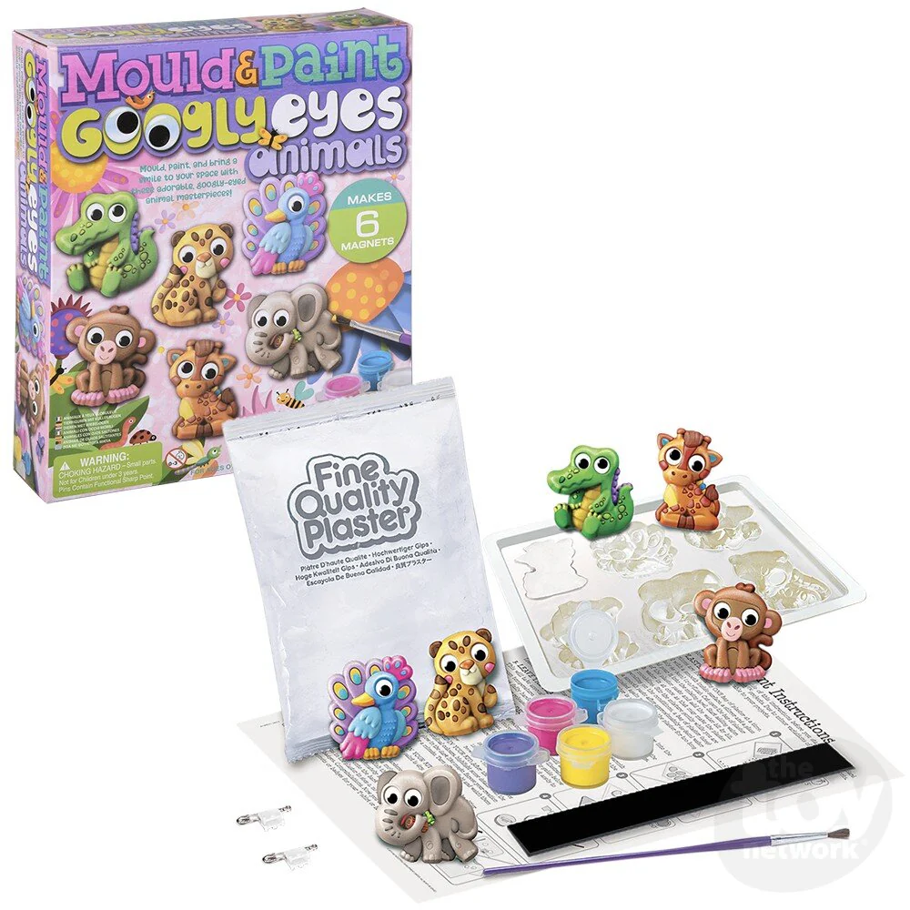 The Toy Network Mould & Paint Googly Eyes Animals - Image 2