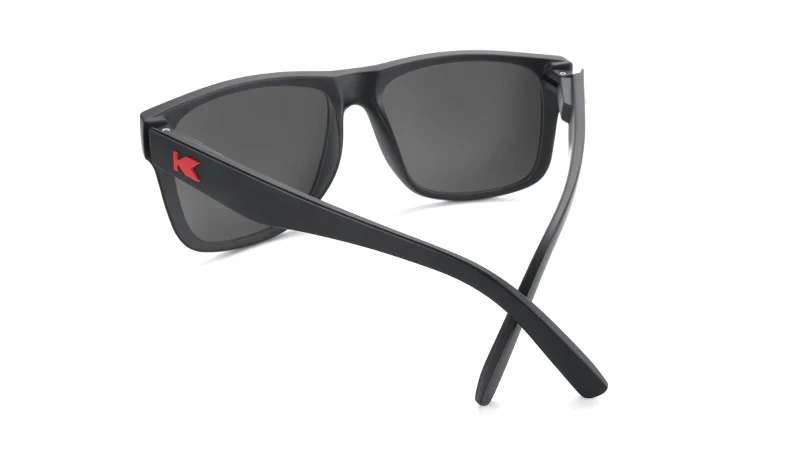 Knockaround Torrey Pines Matte Black Frame - Red Sunset Mirrored Lens - Polarized Sunglasses - Image 4