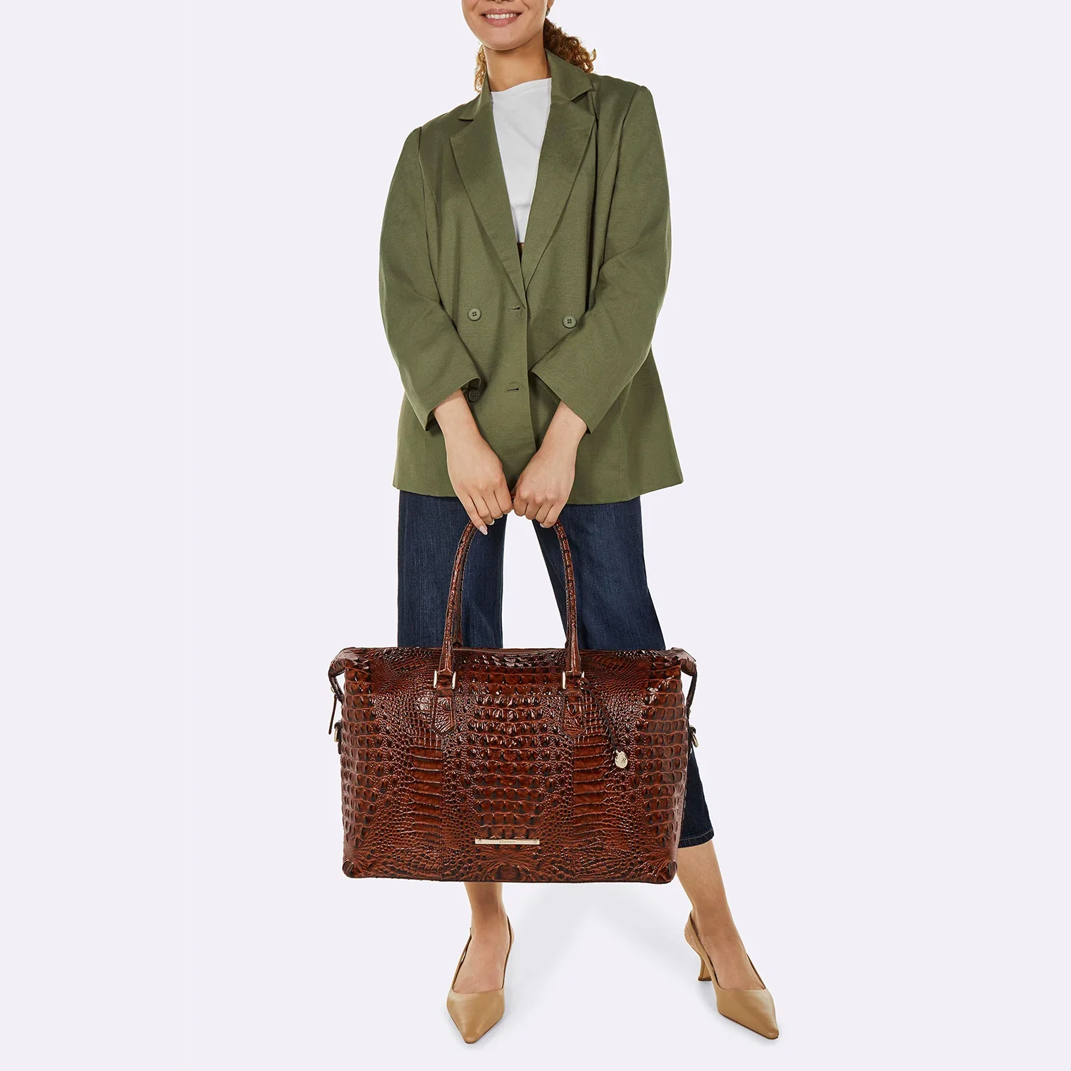 BRAHMIN Duxbury Weekender Travel Handbag - Image 7