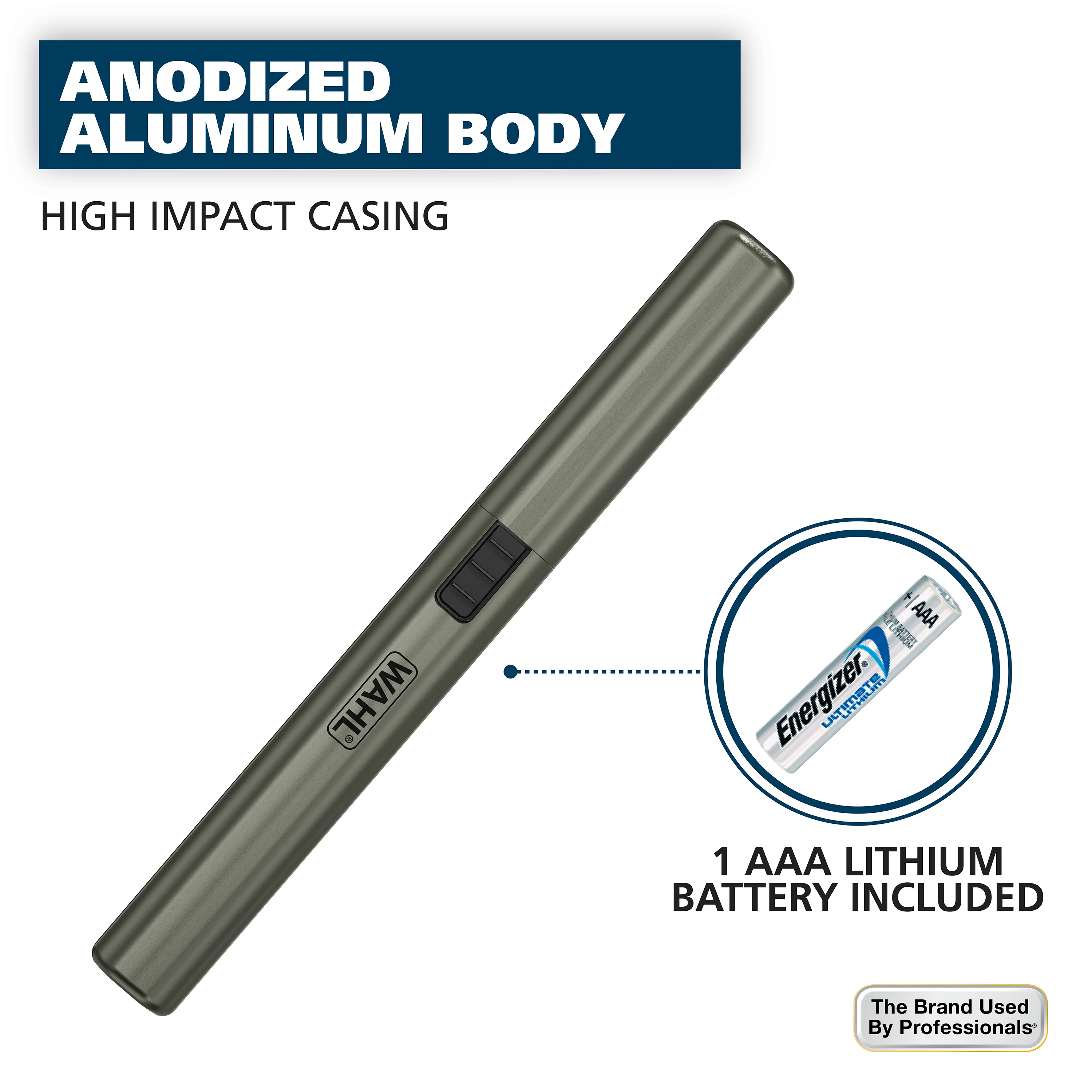 Wahl Lithium Ion Groomsman 2-in-1 Cordless Battery Eyebrow and Nose Trimmer - Image 6