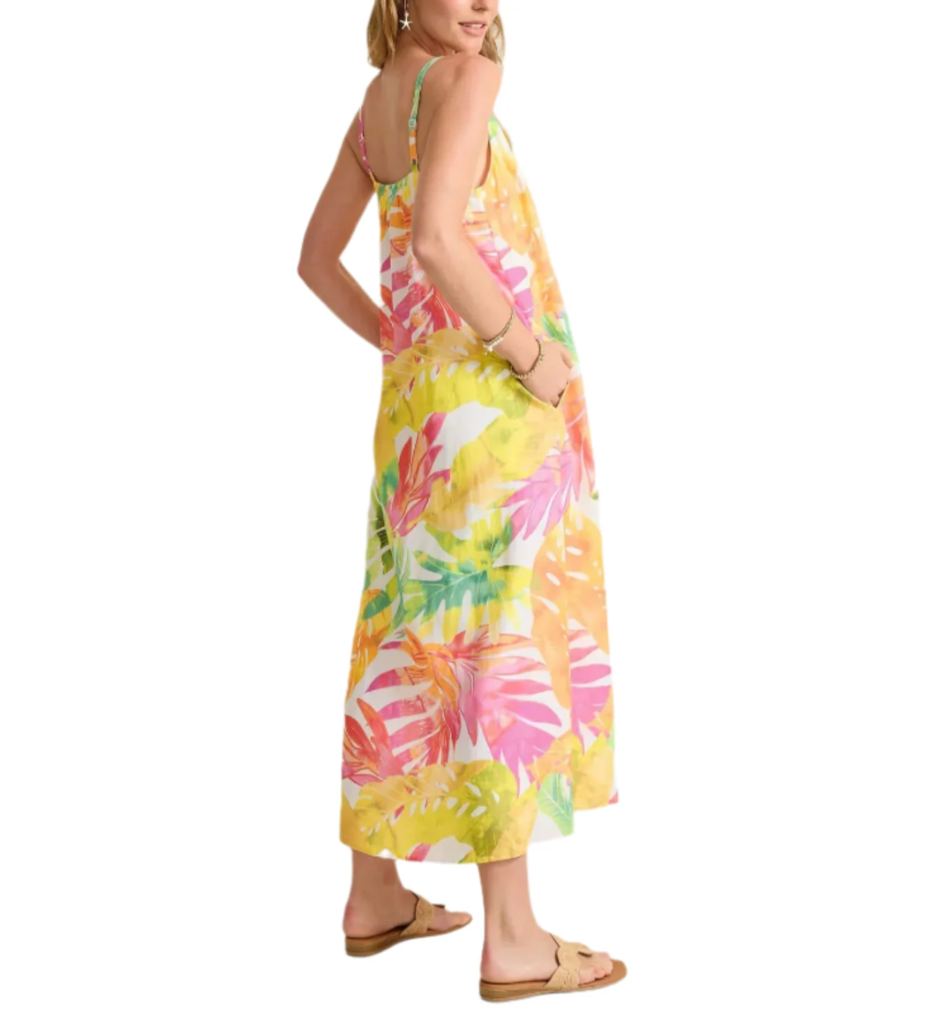 Tommy Bahama Womens Tropicana Isle Sleeveless Maxi Dress - Image 3