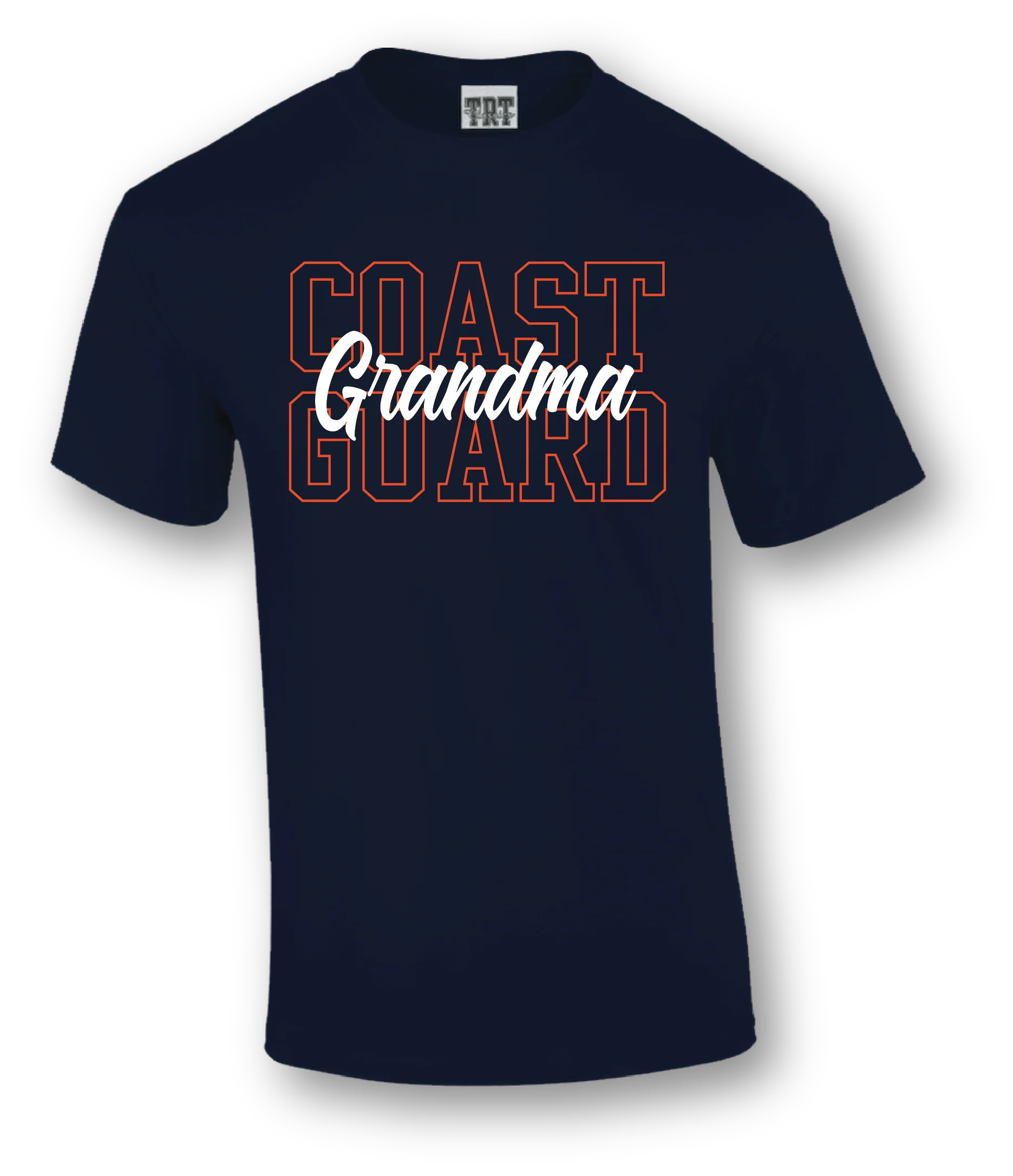 Tobacco Road Tees Coast Guard Grandma Adult Short Sleeve T-Shirt