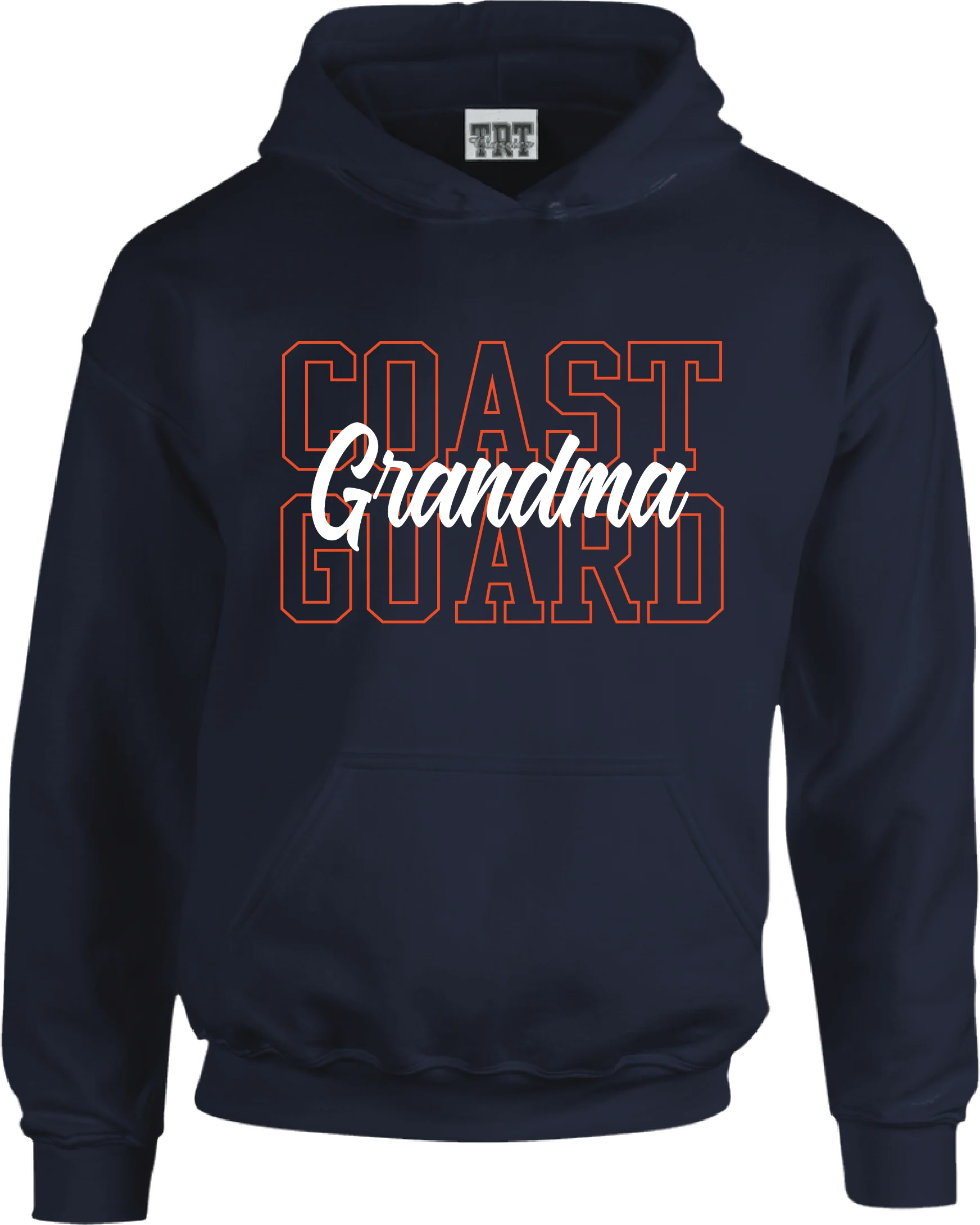 Tobacco Road Tees Coast Guard Grandma Hooded Sweatshirt - 3XL