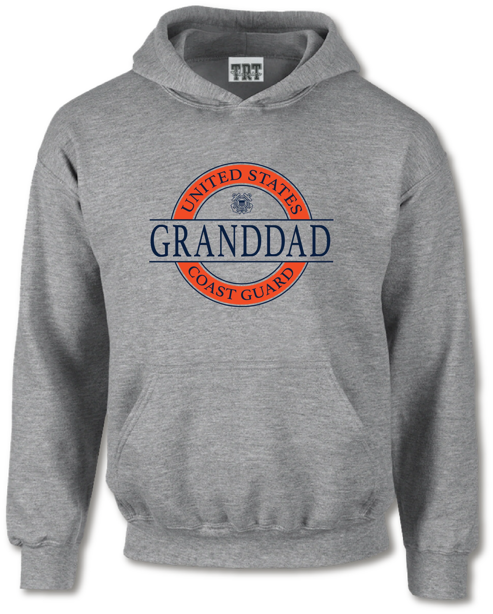 Tobacco Road Tees USCG Granddad Hooded Sweatshirt