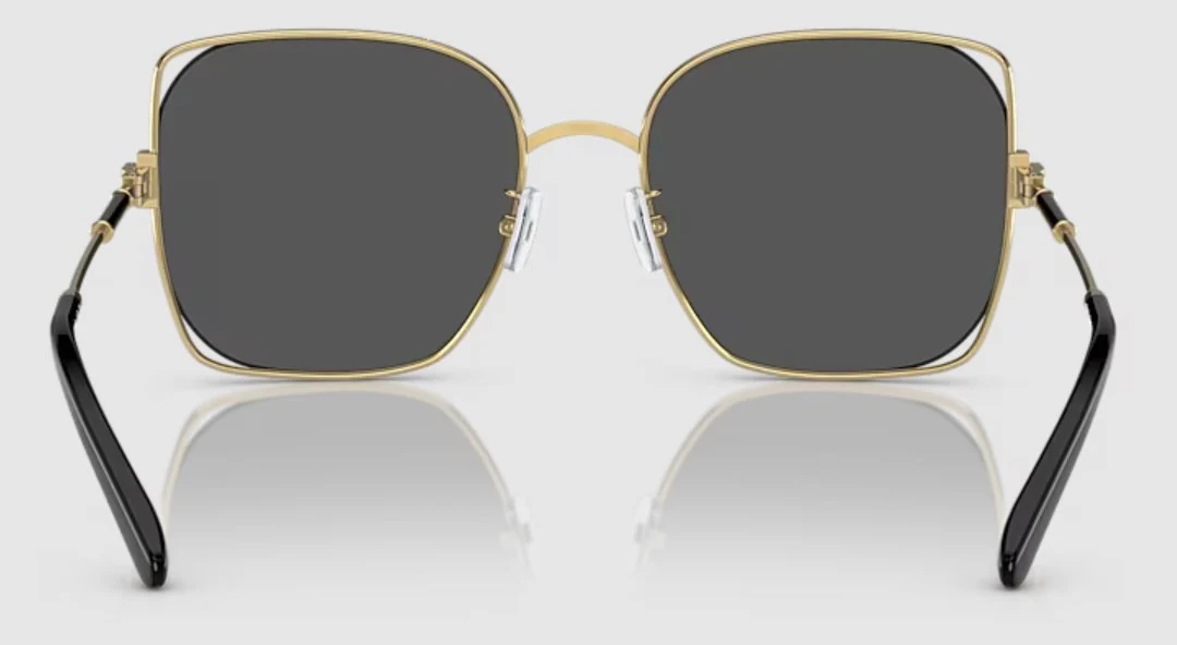 Tory Burch Womens Dark Grey Square Ladies Sunglasses - Image 4