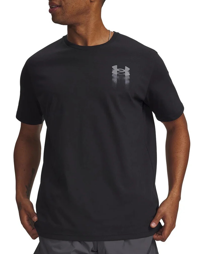 Under Armour Mens UA Blue Logo Short Sleeve T-Shirt