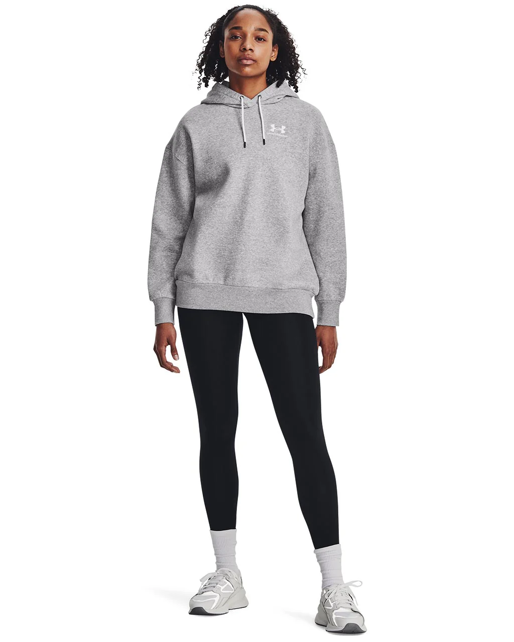 Under Armour Womens UA Icon Fleece Oversized Pullover Hoodie - Image 6