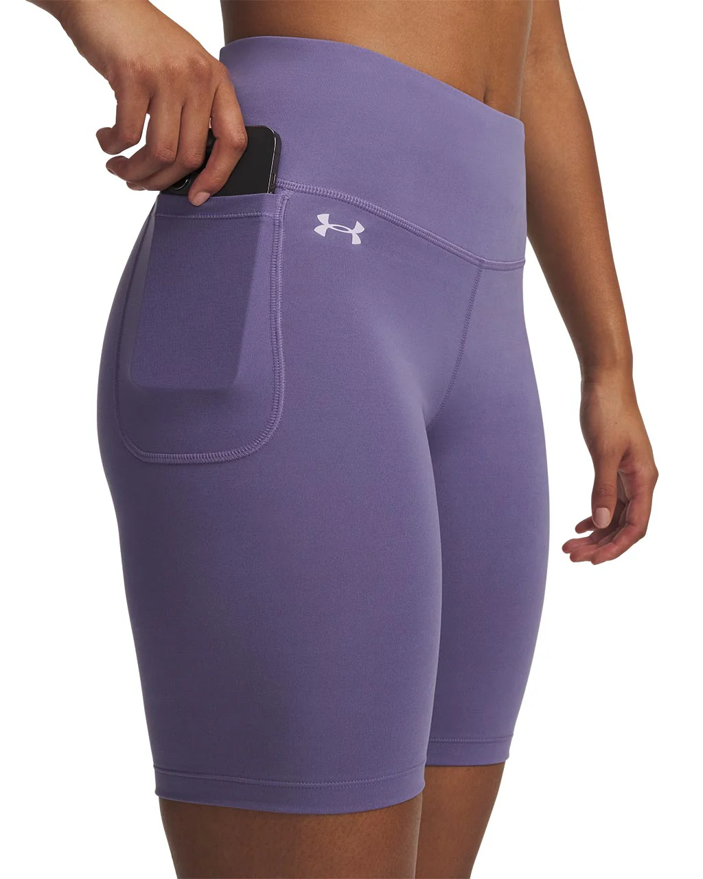 Under Armour Womens UA Motion 8" Bike Shorts - Image 3