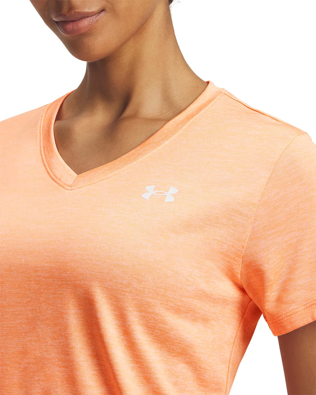 Under Armour Womens UA Tech Twist V-Neck Short Sleeve T-Shirt - Image 3