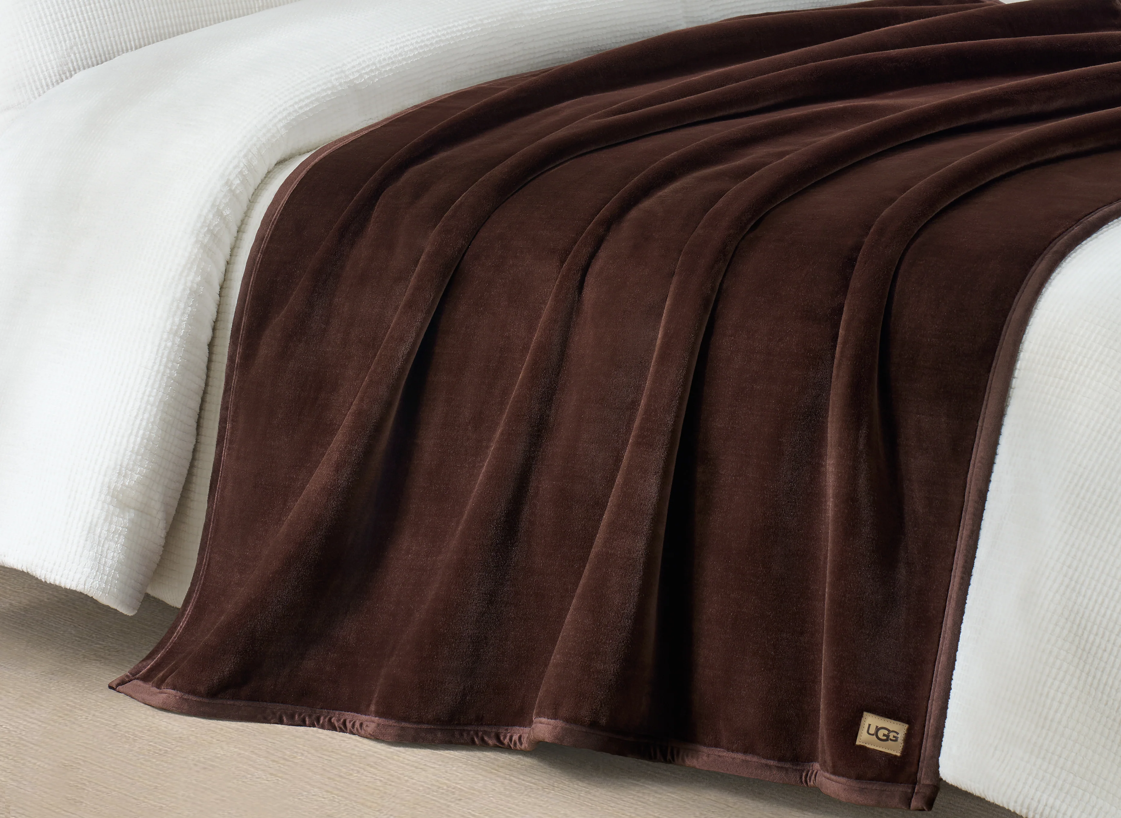 UGG Coco Throw Blanket - Burnt Cedar - Image 6