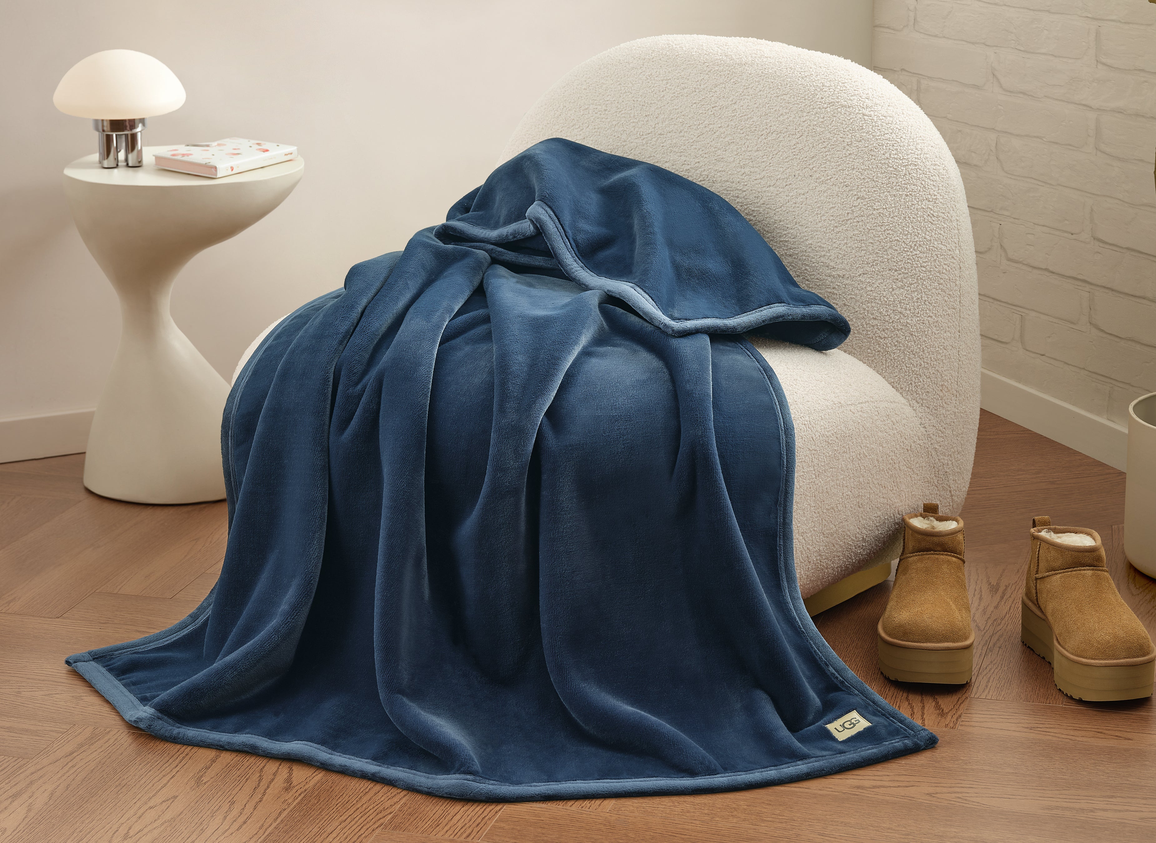 UGG Coco Throw Blanket - Eve Blue - Image 5