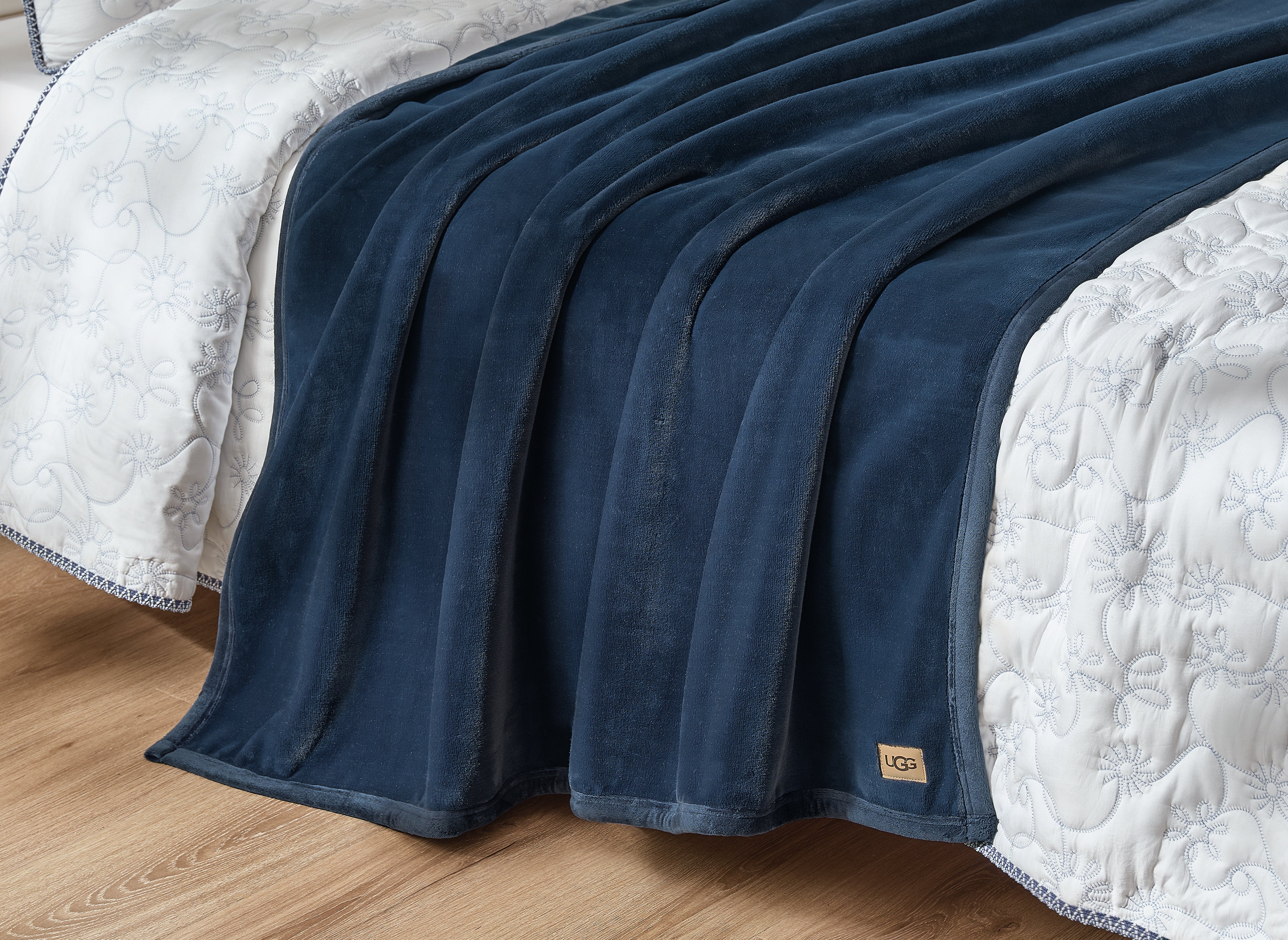 UGG Coco Throw Blanket - Eve Blue - Image 7