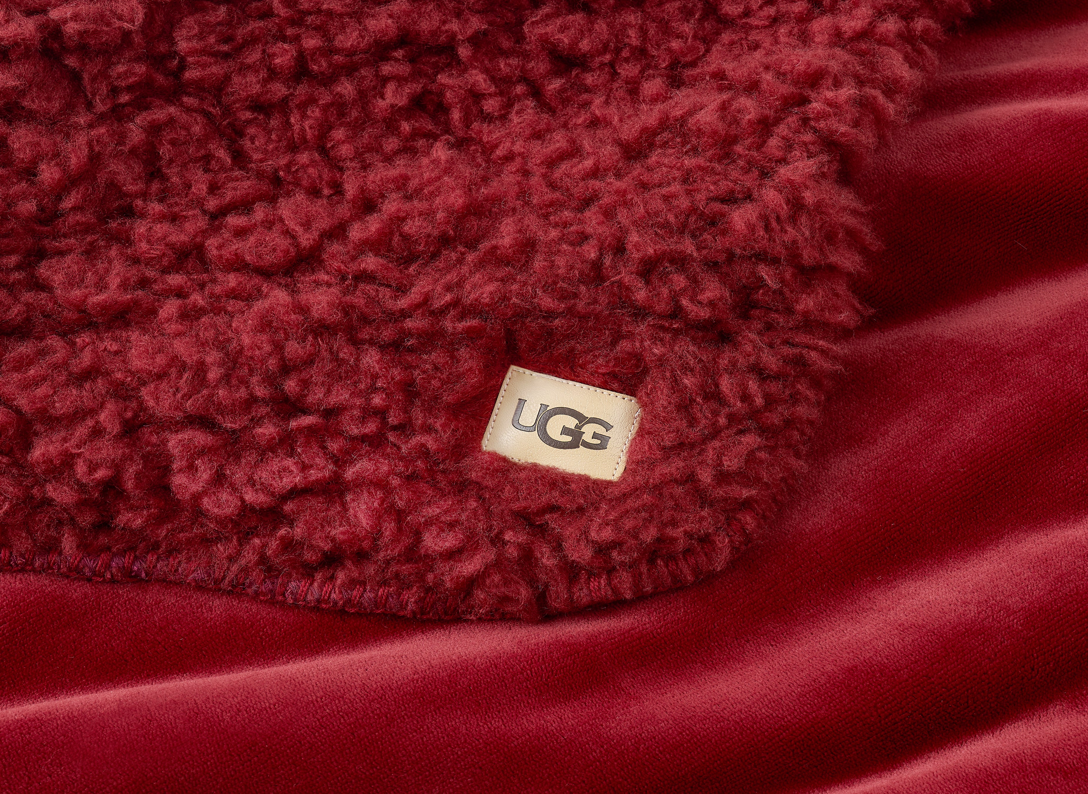UGG Shira Textured Throw Blanket - Coffee Berry - Image 2