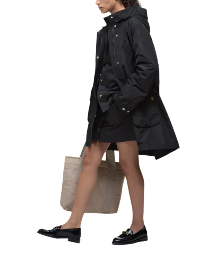 Barbour Womens Una Showerproof Parka Jacket - Image 2