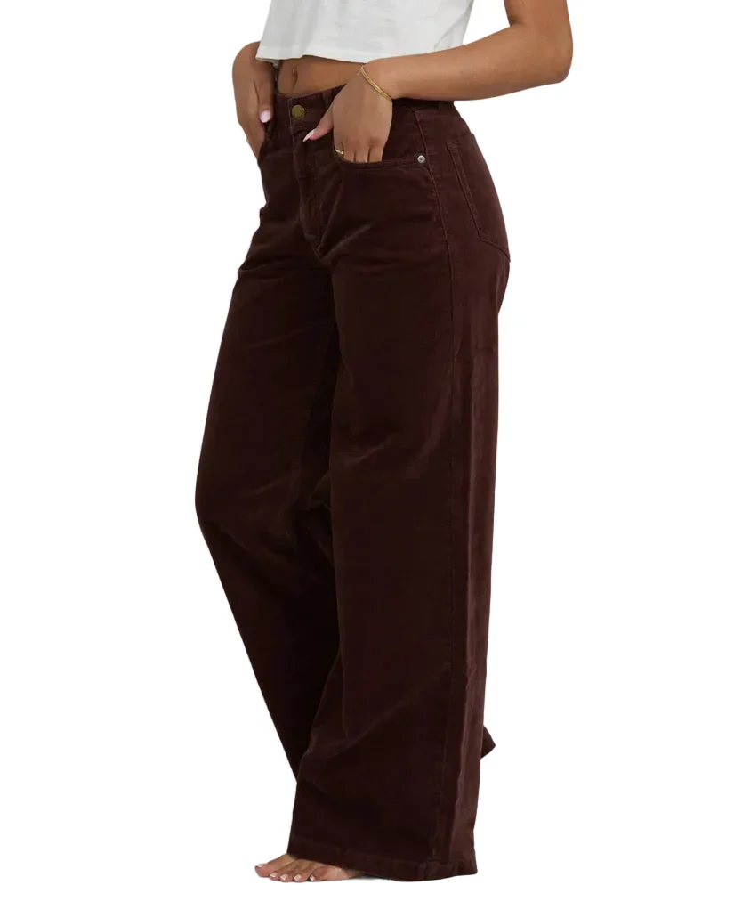 Billabong Womens Uncut Corduroy Pants - Image 3