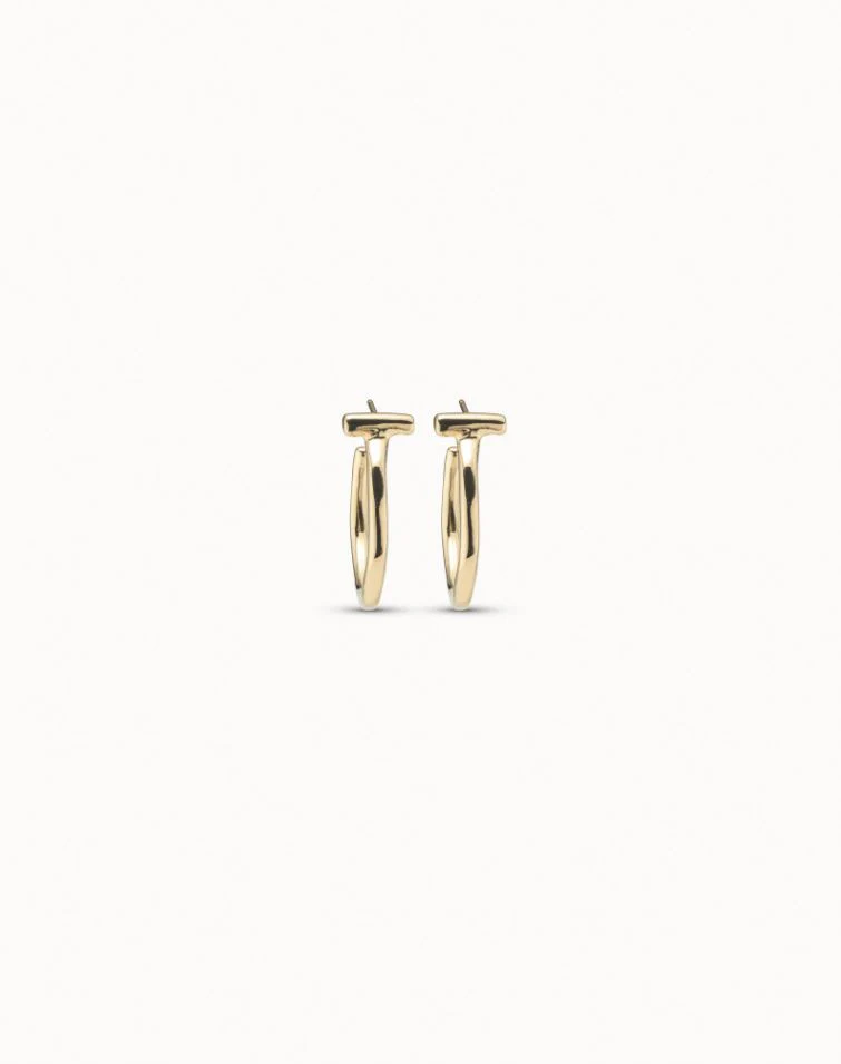 UNOde50 It's Electrifying Roung Earrings - 18K Gold-Plated