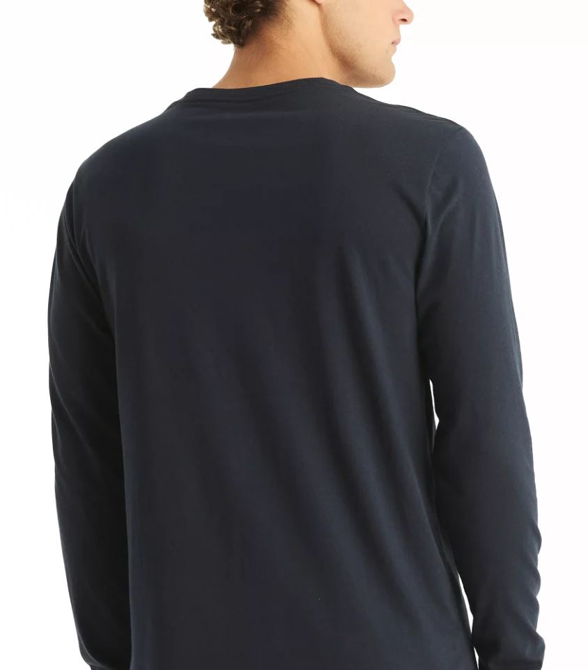 Nautica Mens Sustainably Crafted Graphic Long Sleeve T-Shirt - Image 2