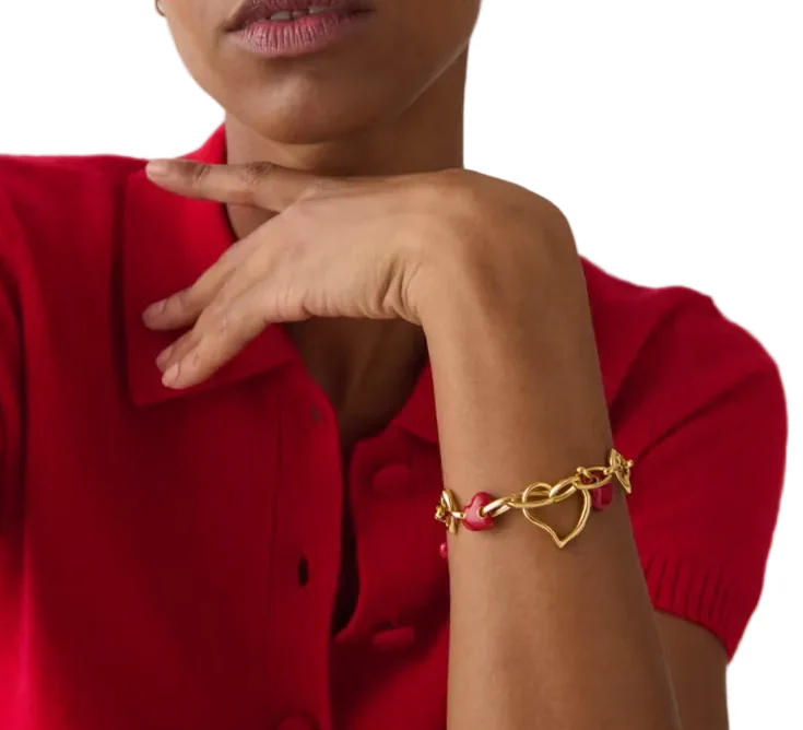 Kate Spade Scarlet Heart Charm Bracelet - Image 2