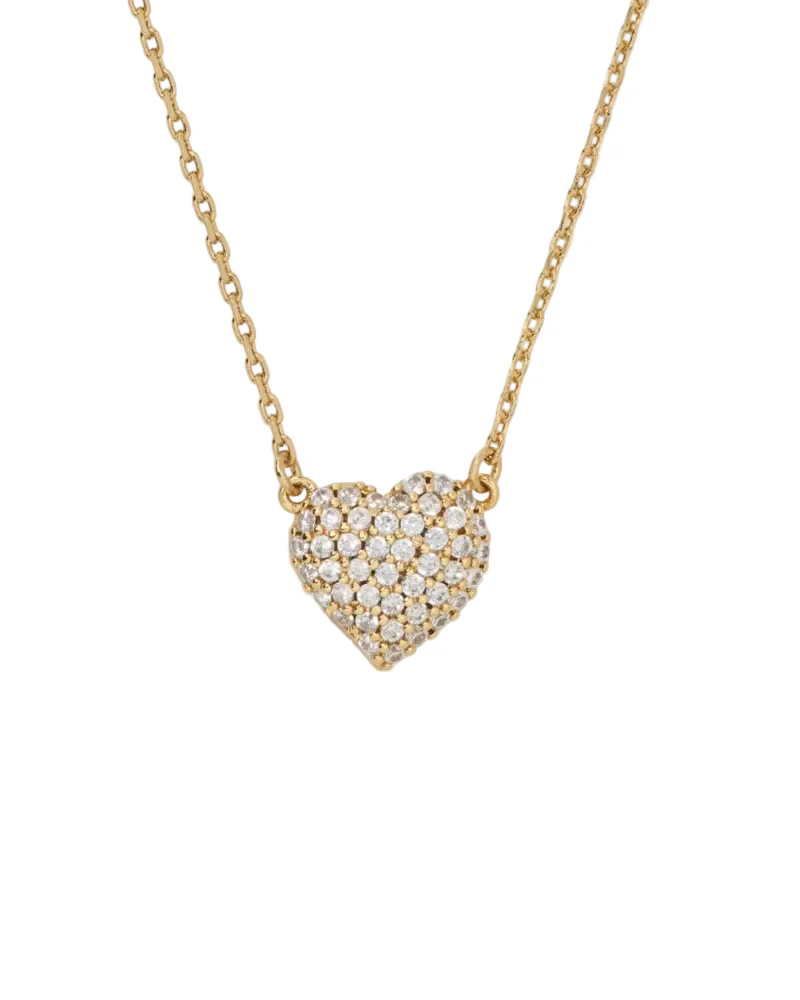 Kate Spade Crystal Heart Pendant Necklace