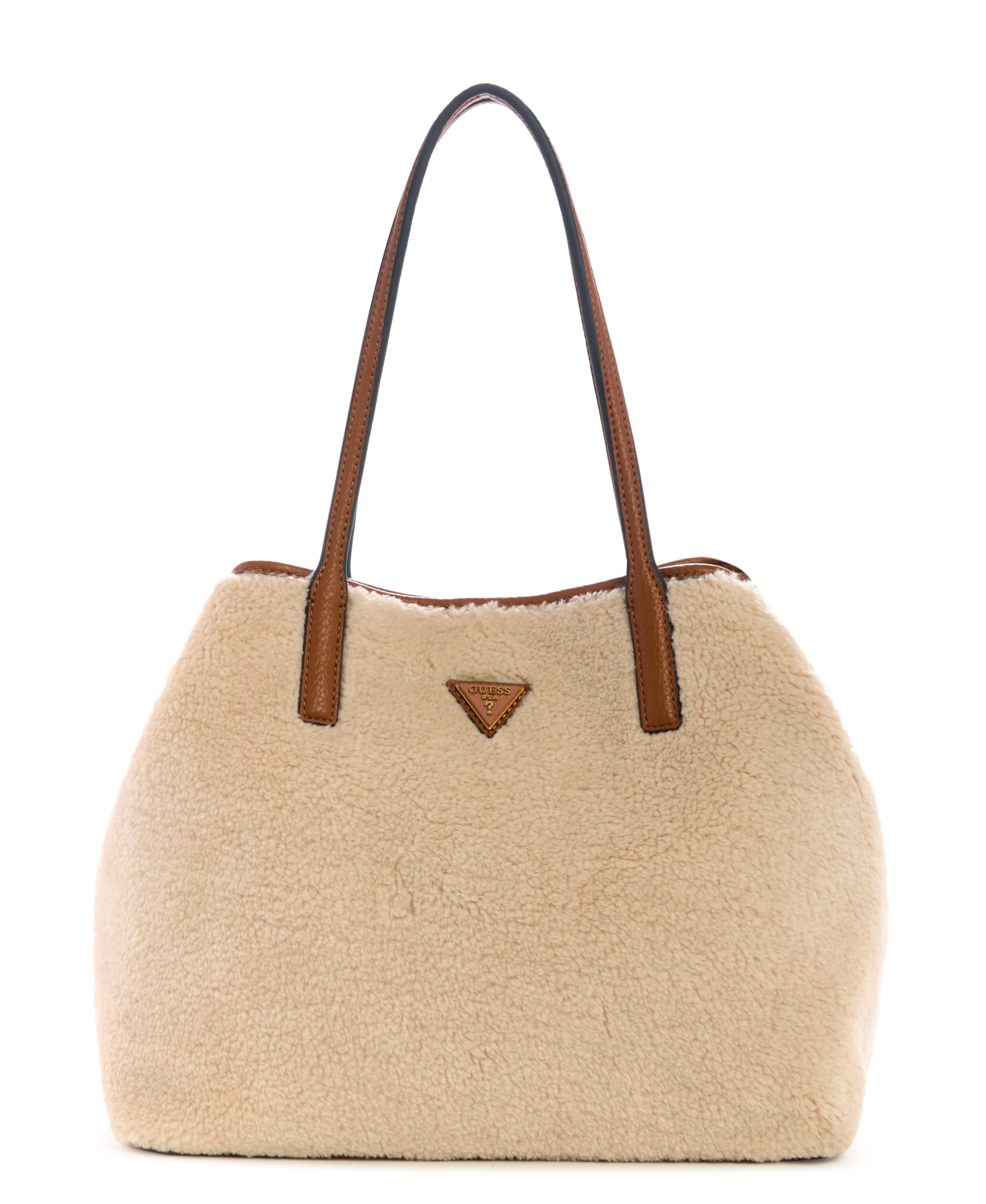 Victoria Fleece Tote Handbag Set