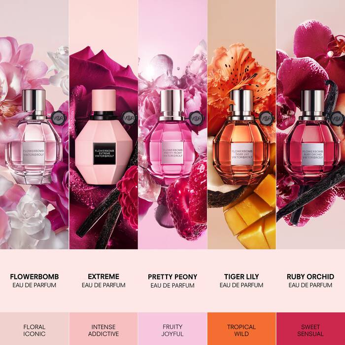 Viktor & Rolf Flowerbomb Pretty Peony Eau De Parfum Spray - 3.4 oz. - Image 7