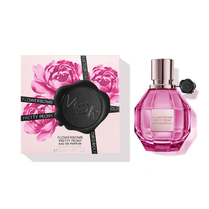 Viktor & Rolf Flowerbomb Pretty Peony Eau De Parfum Spray - 1.7 oz. - Image 2