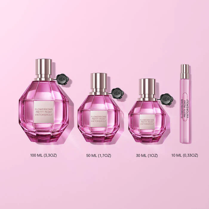 Viktor & Rolf Flowerbomb Pretty Peony Eau De Parfum Spray - 1.7 oz. - Image 6
