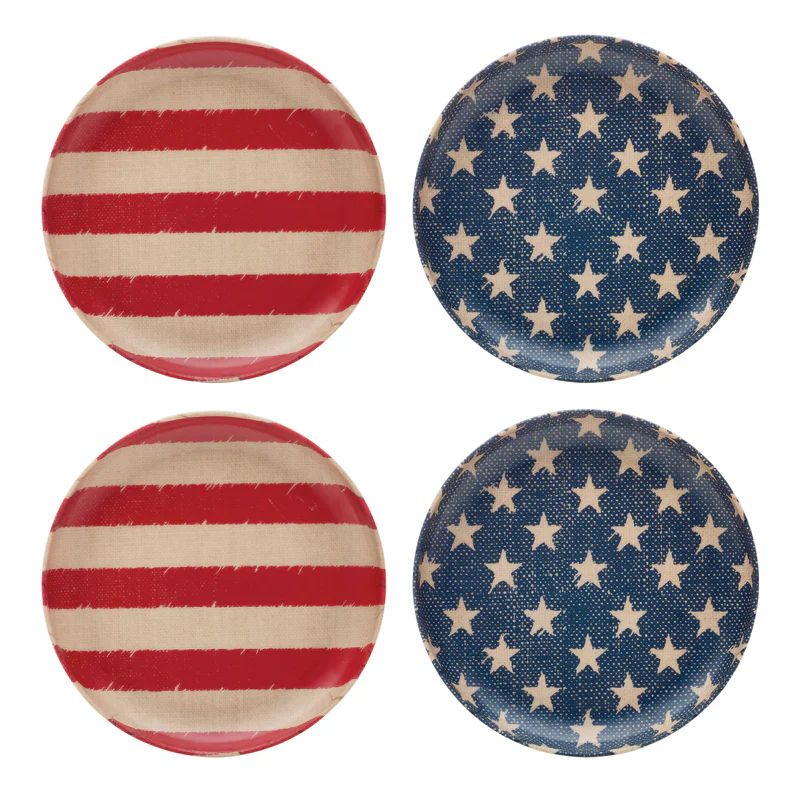 Oneida Vintage Americana Accent Plates - Set of 4