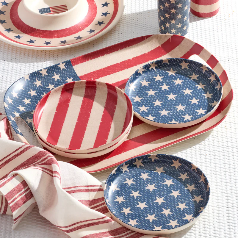 Oneida Vintage Americana Accent Plates - Set of 4 - Image 2