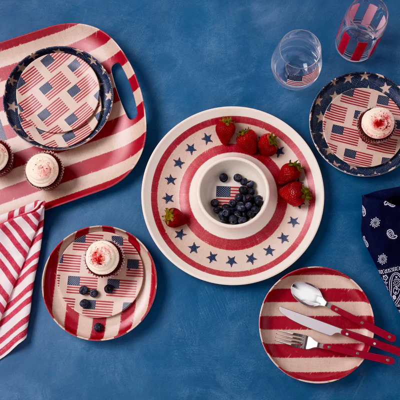 Oneida Vintage Americana Accent Plates - Set of 4 - Image 3